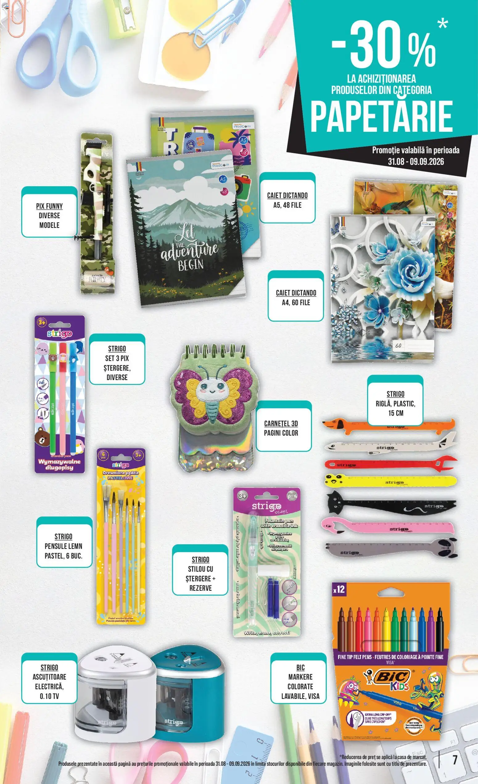 Noul catalog Mega Image – valabil de la 03.09.2026 | Pagină: 7 | Produse: Aplică, Ascuțitoare, Tip