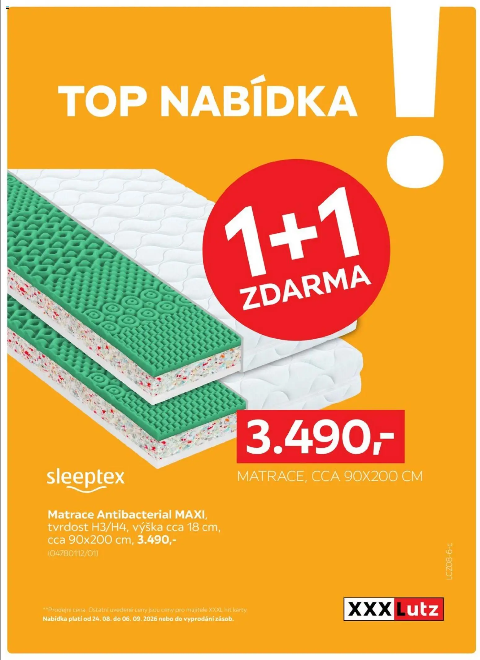 XXXLutz leták od 24.08.2026 | Strana: 3 | Produkty: Matrace