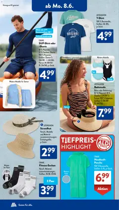 Aldi Süd Prospekt ab 08.06.2026 gültig | Seite: 5 | Produkte: Shirt, Bikini, Up2fashion, Poncho