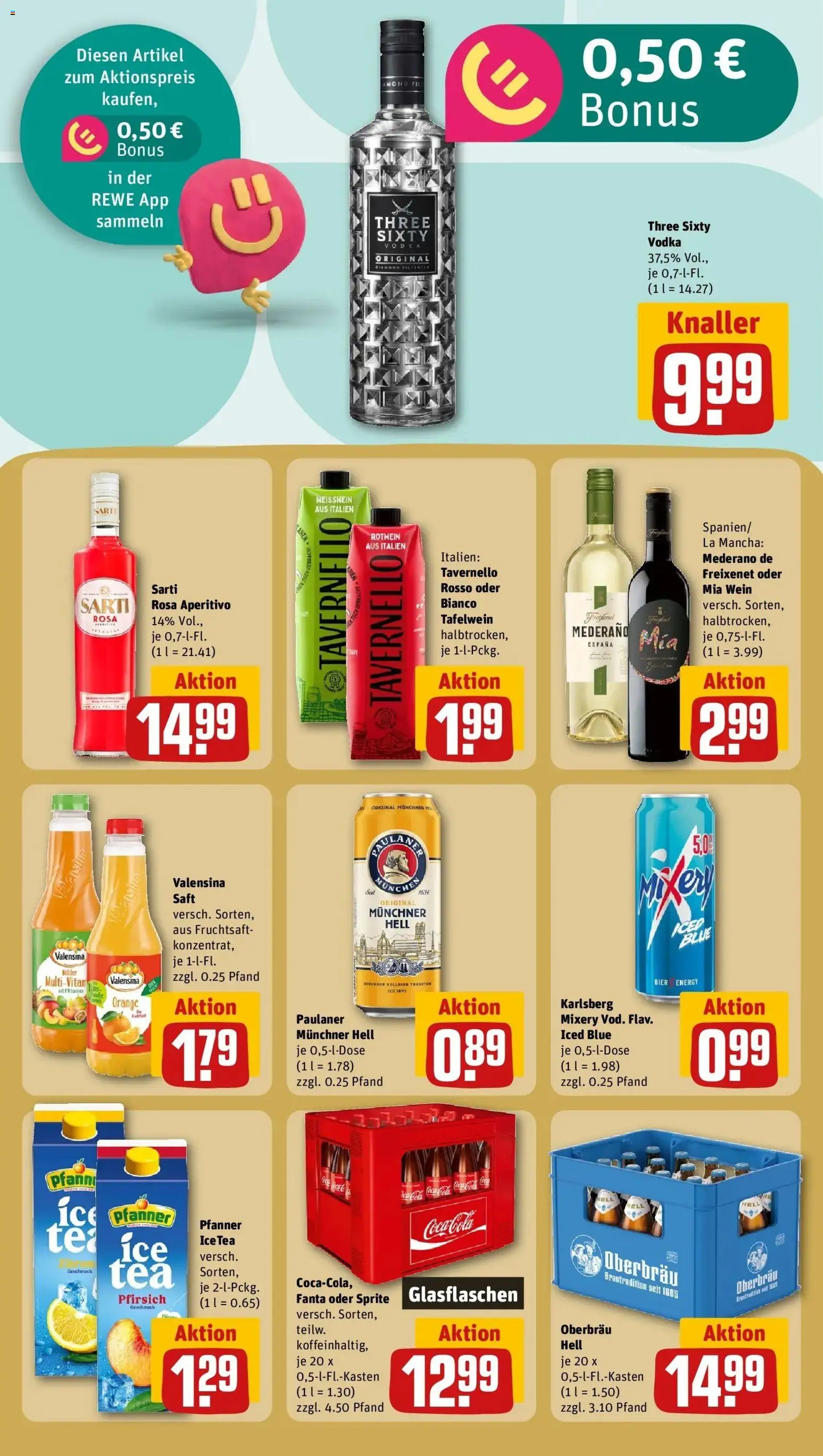 REWE Prospekt ab 10.08.2026 zum Blättern » Angebote | Seite: 23 | Produkte: Energy, Bier, Saft, Fruchtsaft