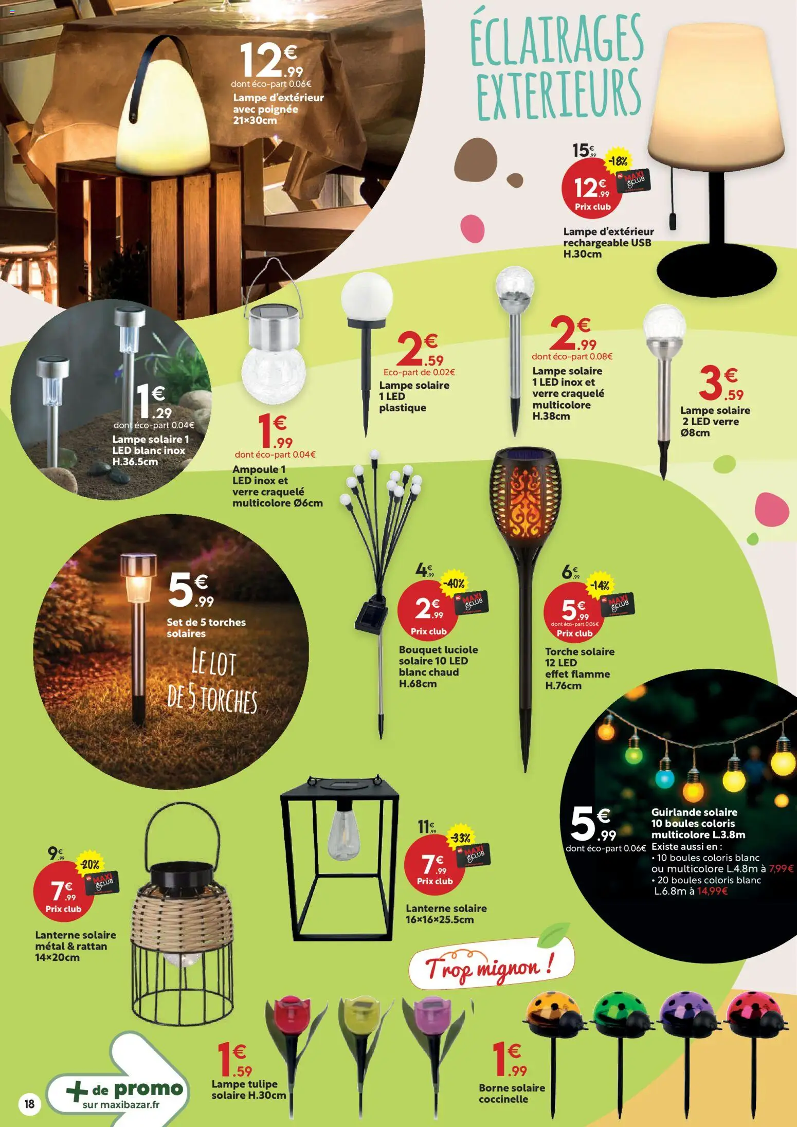 {H1} | Page: 18 | Produits: USB, Guirlande solaire, Lampe, Lampe solaire