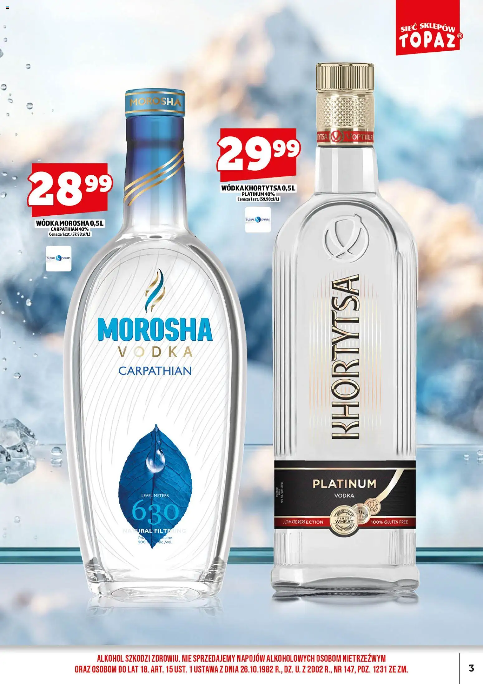 Topaz gazetka alkoholowa od 01.09.2026 | Strona: 5 | Produkty: Vodka, Alkohol, Wódka