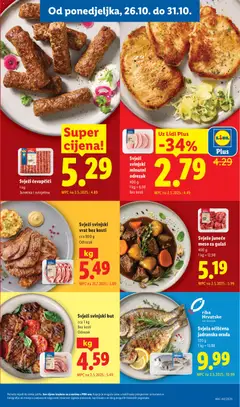 Svježi svinjski but, cca 1 kg Bez kosti Odrezak - Pregled kataloga iz trgovine Lidl, vrijedi od 26.10.2026 | Stranica: 5