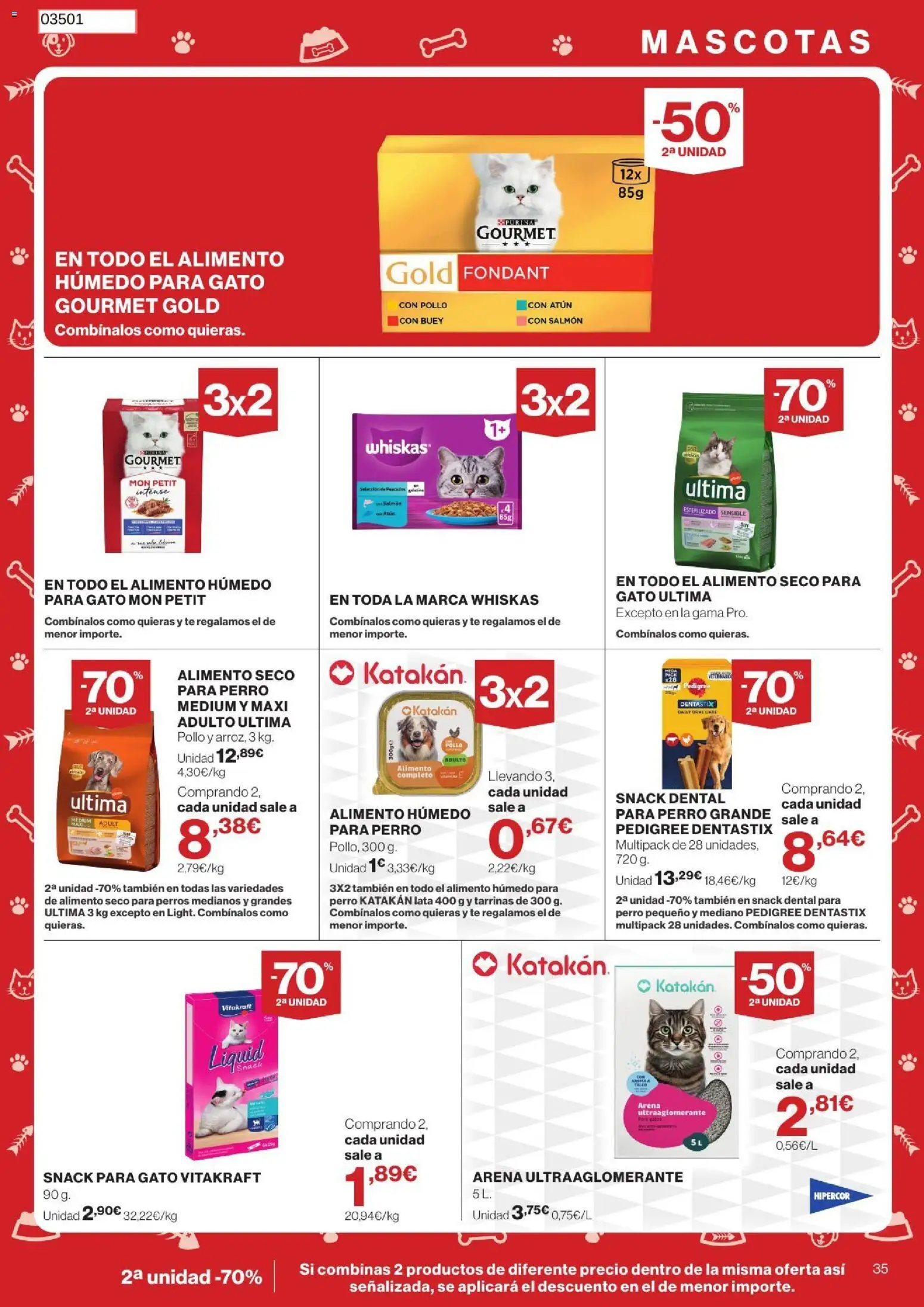 Hipercor catálogo │ válido desde el 26/08/2026 | Página: 35 | Productos: Atún, Té, Salmón, Pollo