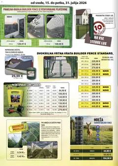 Živex katalog akcije – veljaven od 15.07.2026 | Stran: 7 | Izdelki: Baterija, Letev, Barva, Vrata