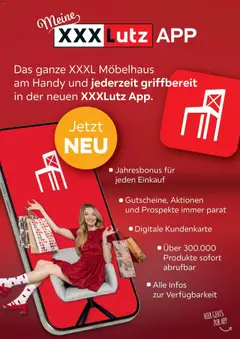 XXXLutz APP ab 01.05.2026 gültig