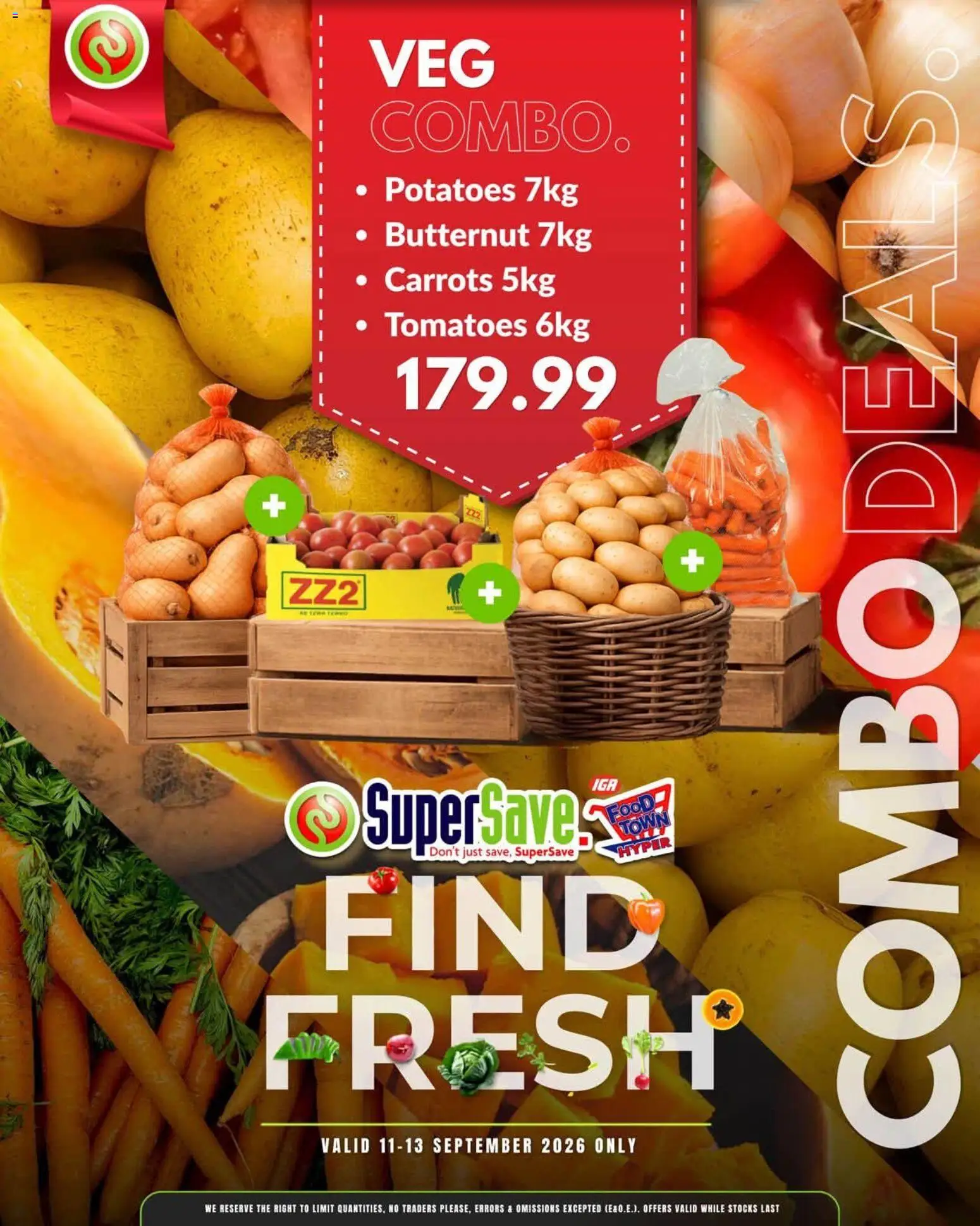 New Super Save catalogue – valid from 11/09/2026 | Page: 2 | Products: Tomatoes, Carrots, Potatoes
