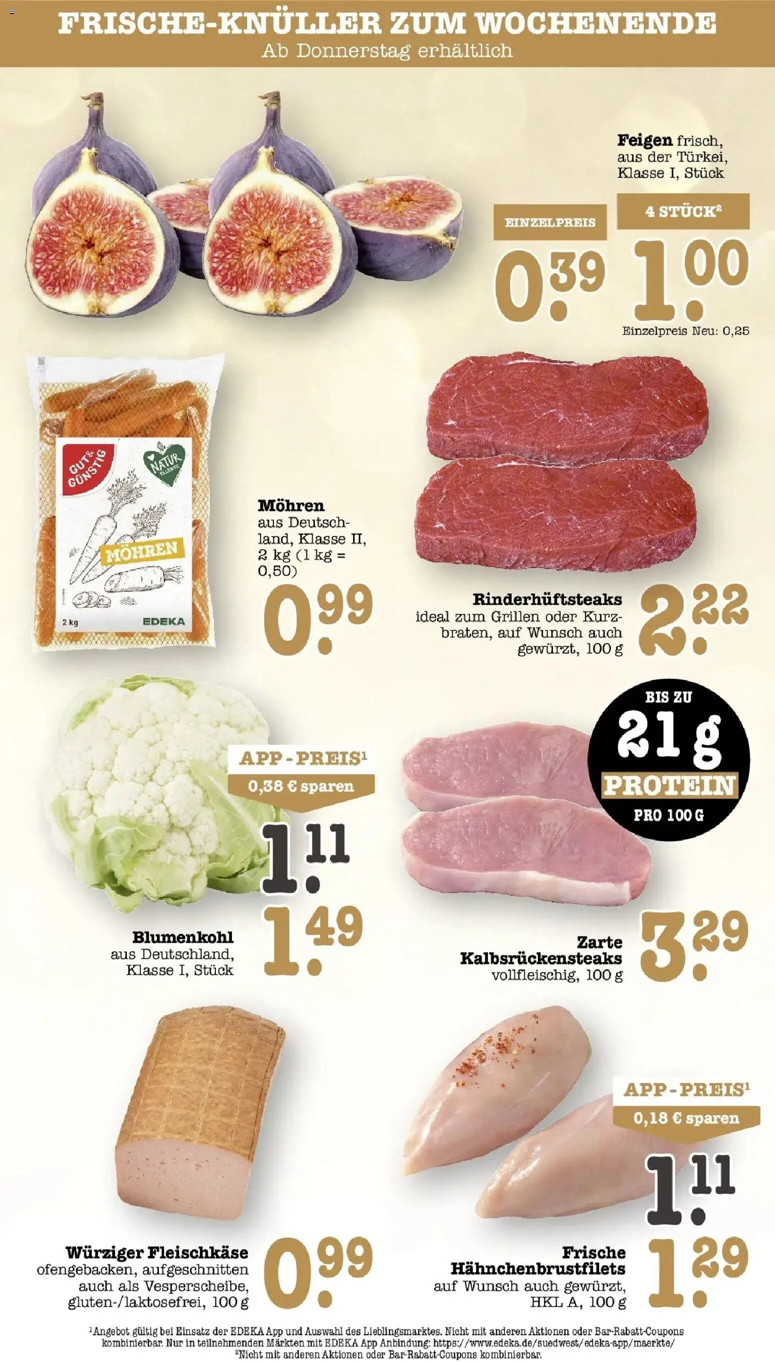 Edeka Prospekt Offenbach (ab 14.09.2026) » Angebote Online | Seite: 67 | Produkte: Mohren, Blumenkohl, Feigen