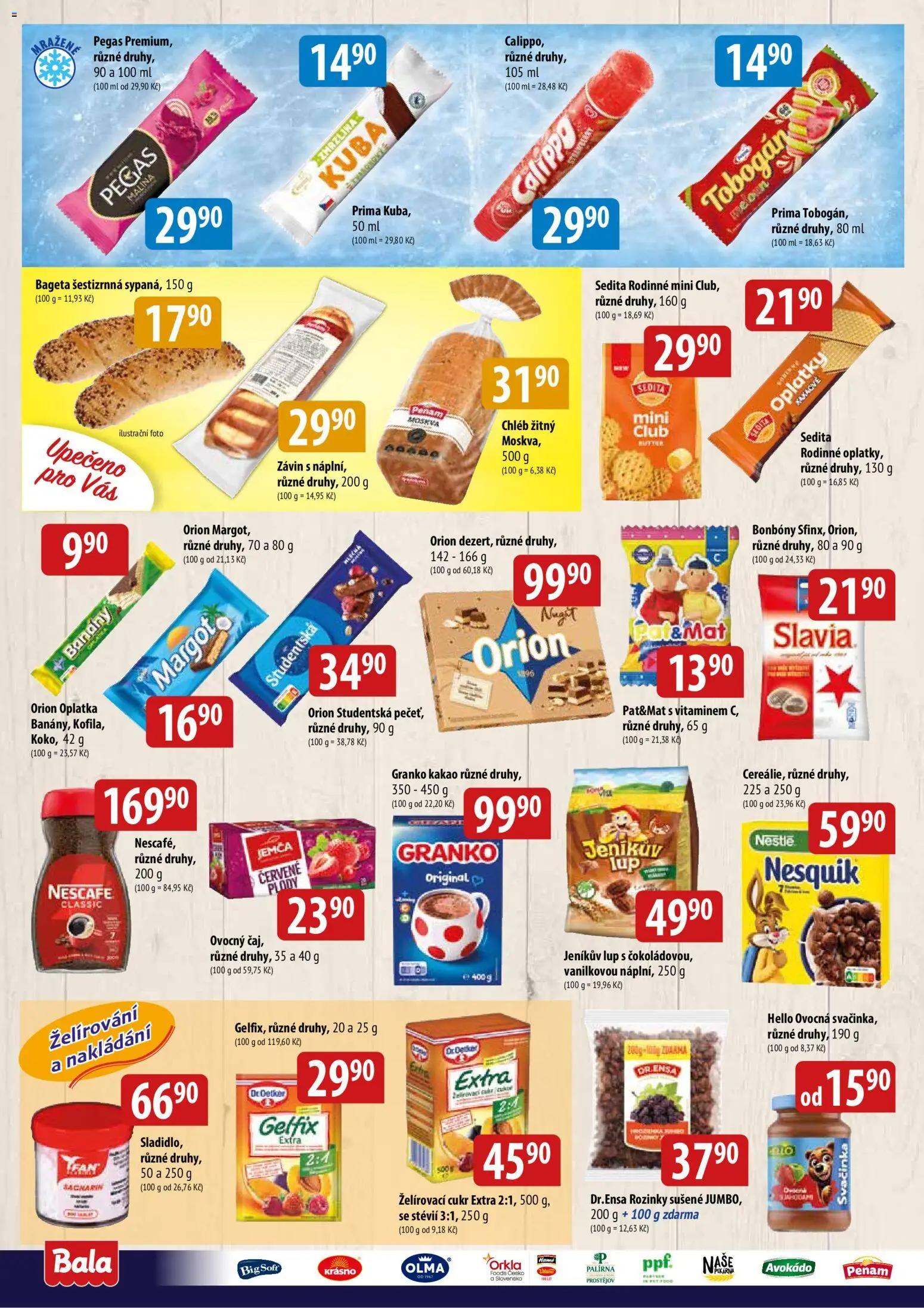 BALA velký leták Holba od 27.05.2026 | Strana: 4 | Produkty: Banány, Bonbóny, Nesquik, Nescafé