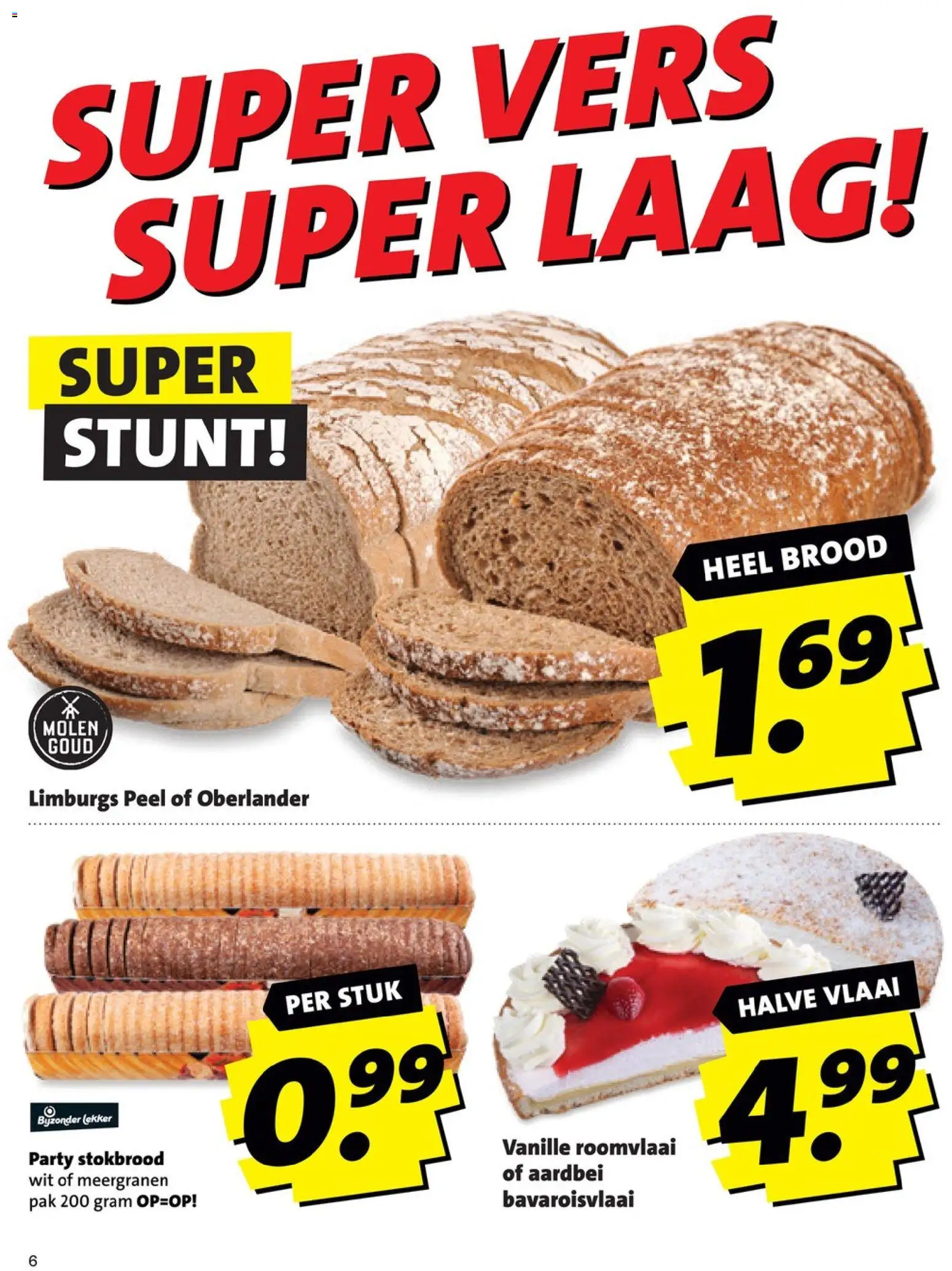 {H1} | Pagina: 6 | Producten: Brood, Stokbrood, Pavilon, Aardbei