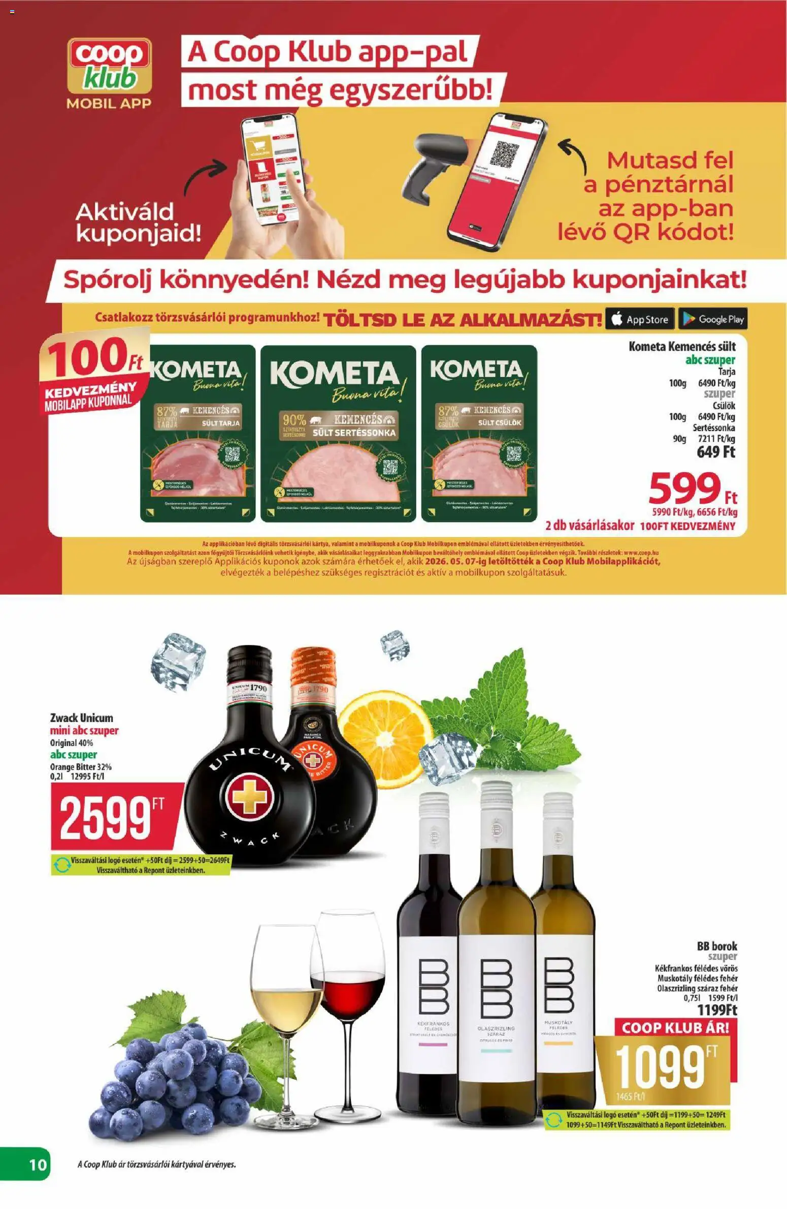 COOP akciós ujság - amely érvényes a következő dátumtól: 14.05.2026 | Oldal: 10