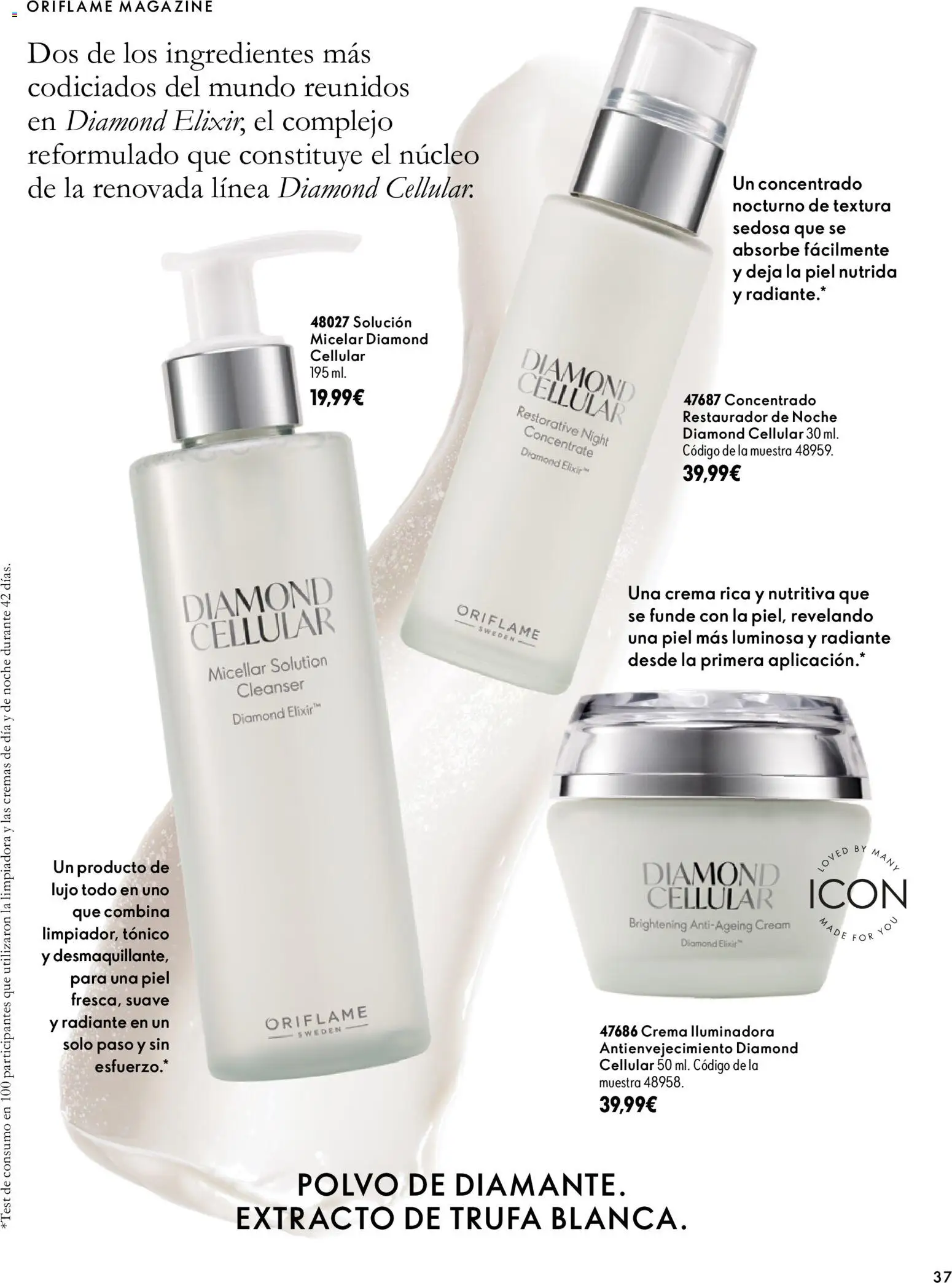 Oriflame - Catálogo Campaña 14 │ válido desde el 07/10/2026 | Página: 37 | Productos: Polvo, Ingredientes, Crema