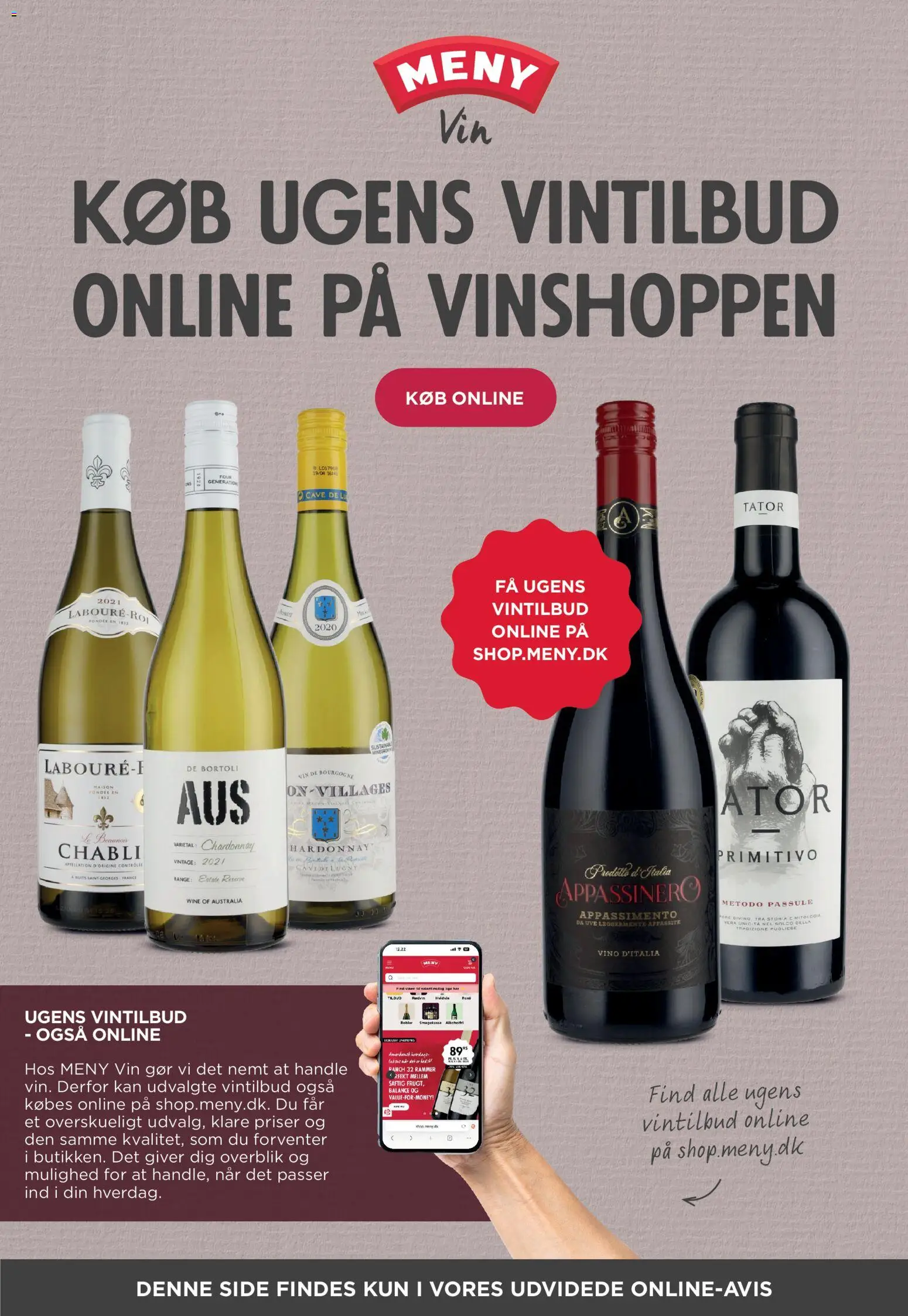 Meny tilbudsavis – gyldig fra 19.06.2026 | Side: 26 | Produkter: Rammer, Vin, Søm