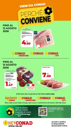 Anteprima del volantino Conad volantino Perché Conviene Piemonte valido a partire dal 30/07/2026
