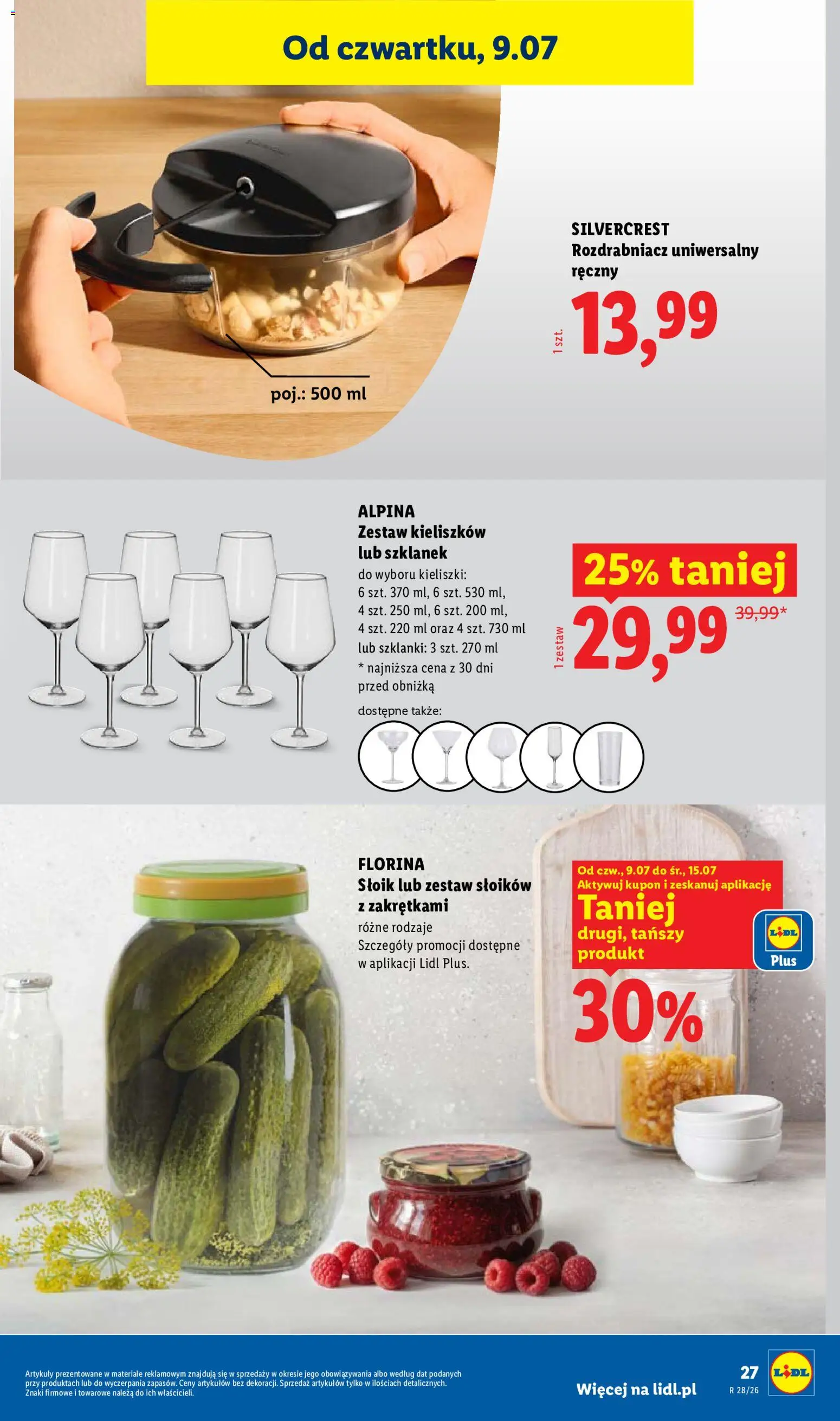 Lidl Katalog od 06.07.2026 | Strona: 33 | Produkty: Szklanki