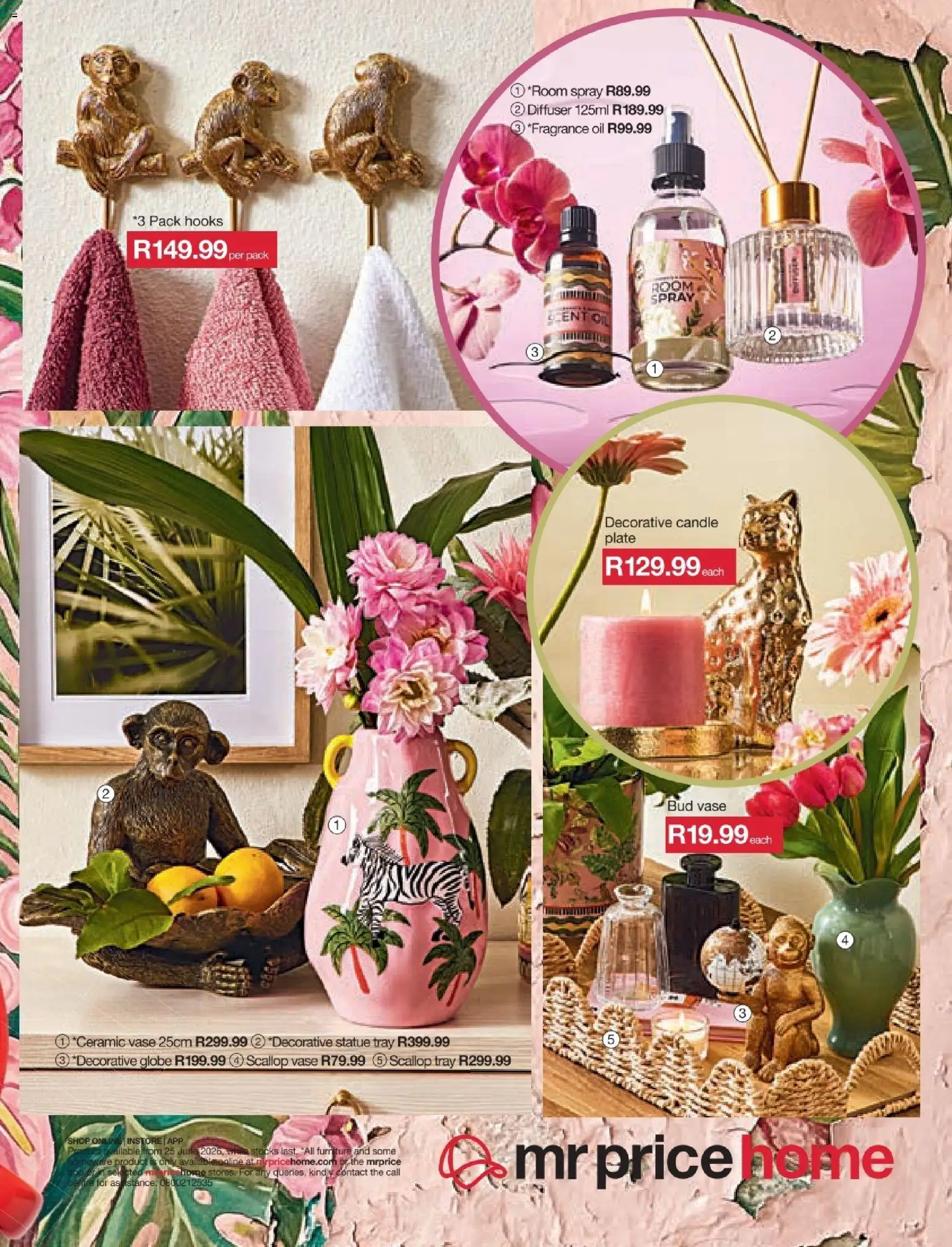 New MRP Home catalogue – valid from 25/06/2026 | Page: 5 | Products: Diffuser, Plate, Vase, Oil