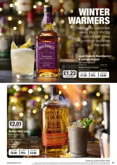 Preview of Booker Wholesale - Winter Catering News 2026 valid from 07.01.2026 | Page: 37 | Products: Szeder, Mint, Bourbon, Lemon