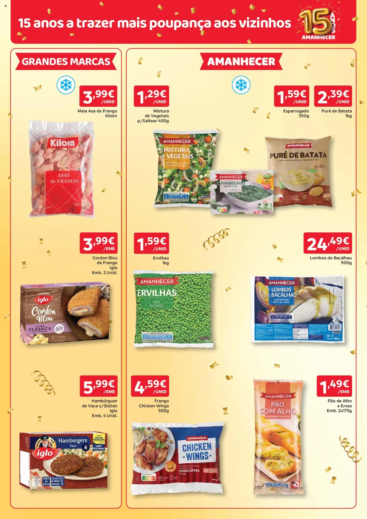 Amanhecer folheto │ válido de 08/10/2026 | Página: 6 | Produtos: Asas de frango, Frango, Capitão iglo, Carne