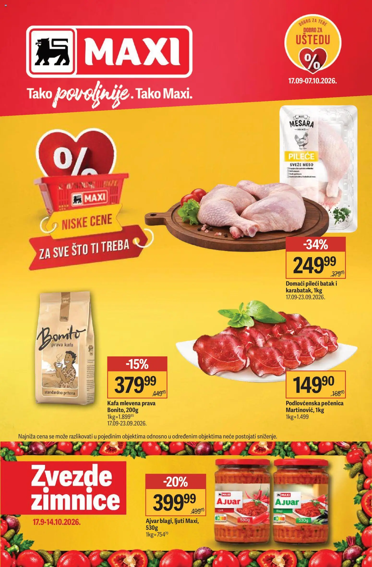 Maxi katalog - važi od 17.09.2026 | Strana: 1