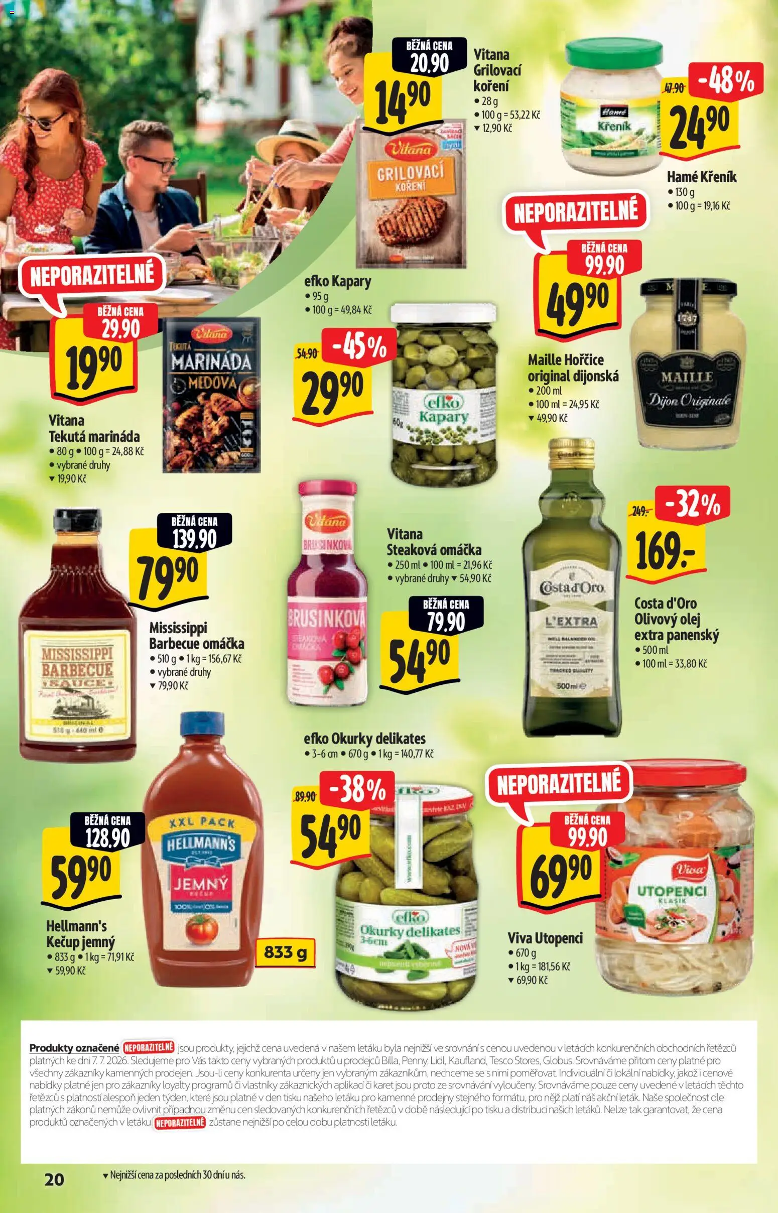 Albert katalog - Hypermarket od 15.07.2026 | Strana: 20 | Produkty: Okurky, Utopenci, Vana, Marináda