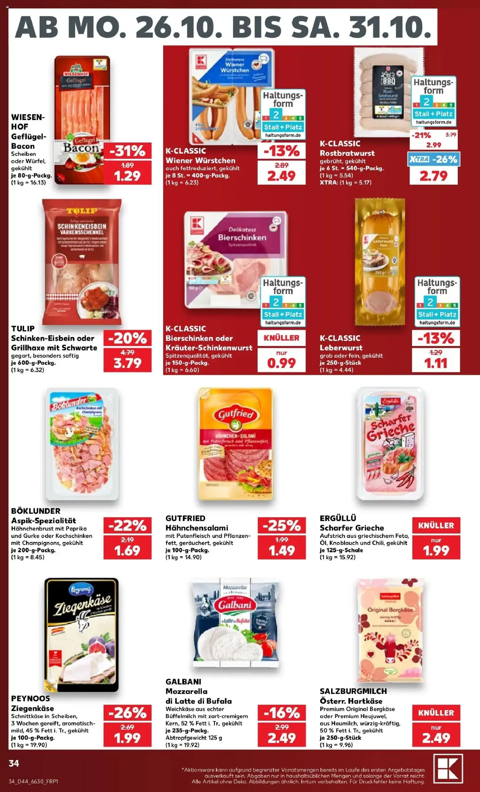 Prospekt Kaufland ab 26.10.2026 » Angebote Online zum Blättern | Seite: 38