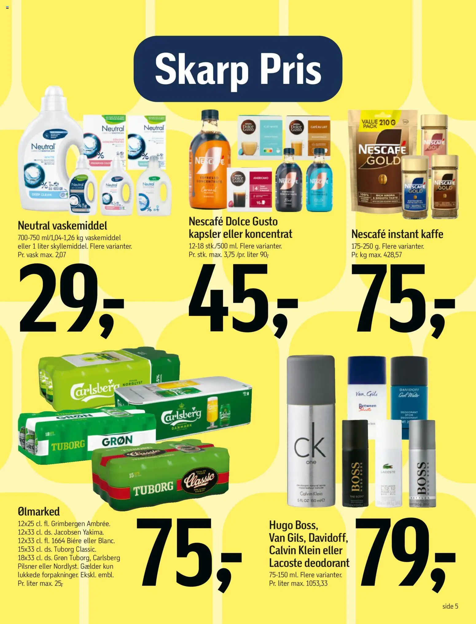 Føtex tilbudsavis – gyldig fra 29.05.2026 | Side: 5 | Produkter: Kaffe, Deodorant, Instant Kaffe