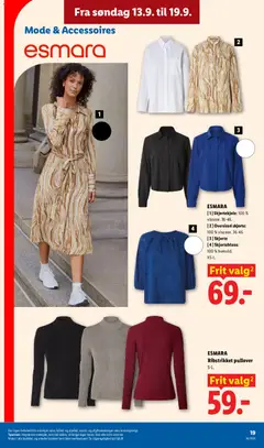 Lidl - Nonfood gyldig fra 13/09/2026 | Side: 5 | Produkter: Skjorte, Kjole, Søm, Bluse