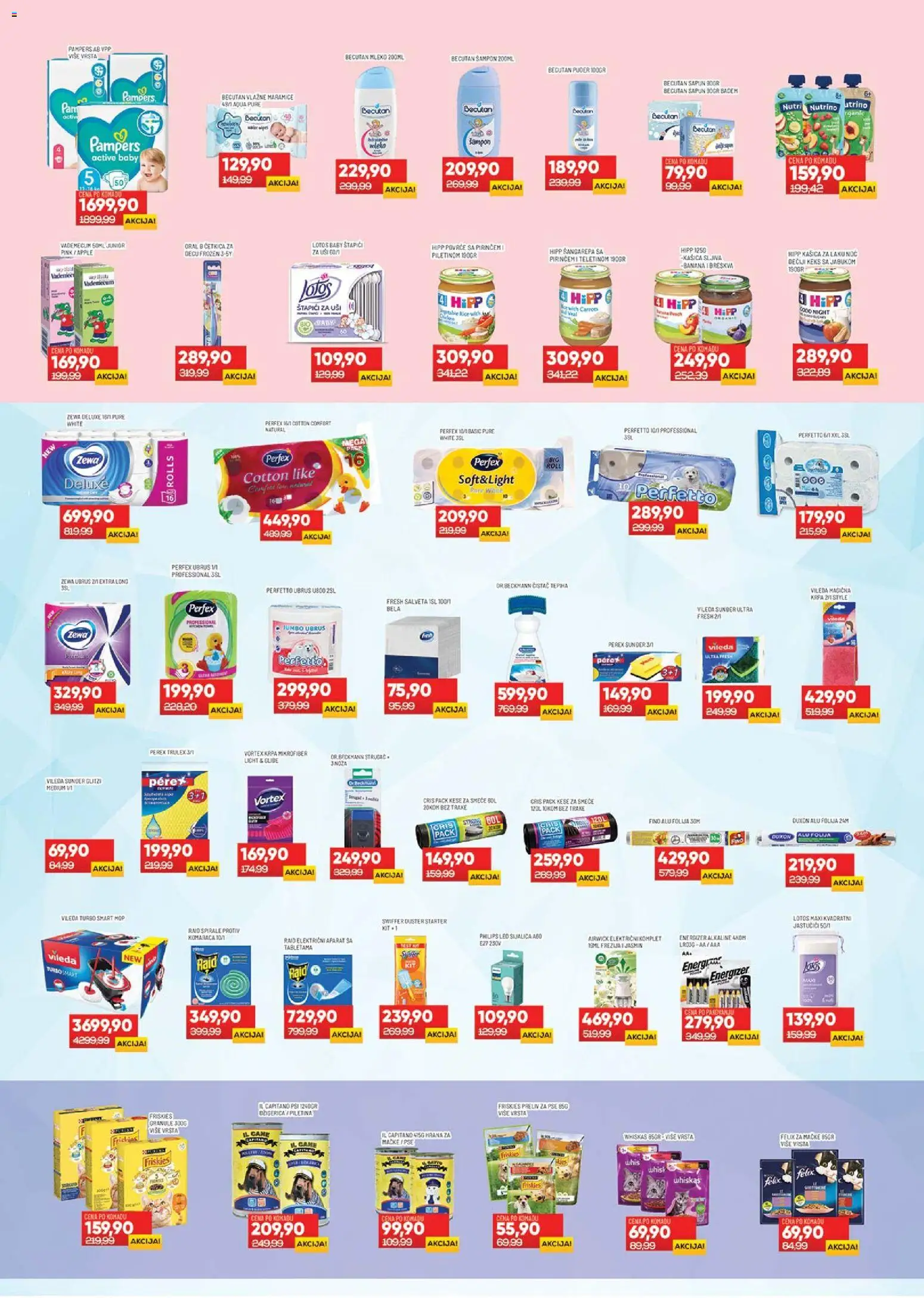 Medius katalog - važi od 30.06.2026 | Strana: 23 | Proizvode: Pampers, Badem, Piletina, Whiskas