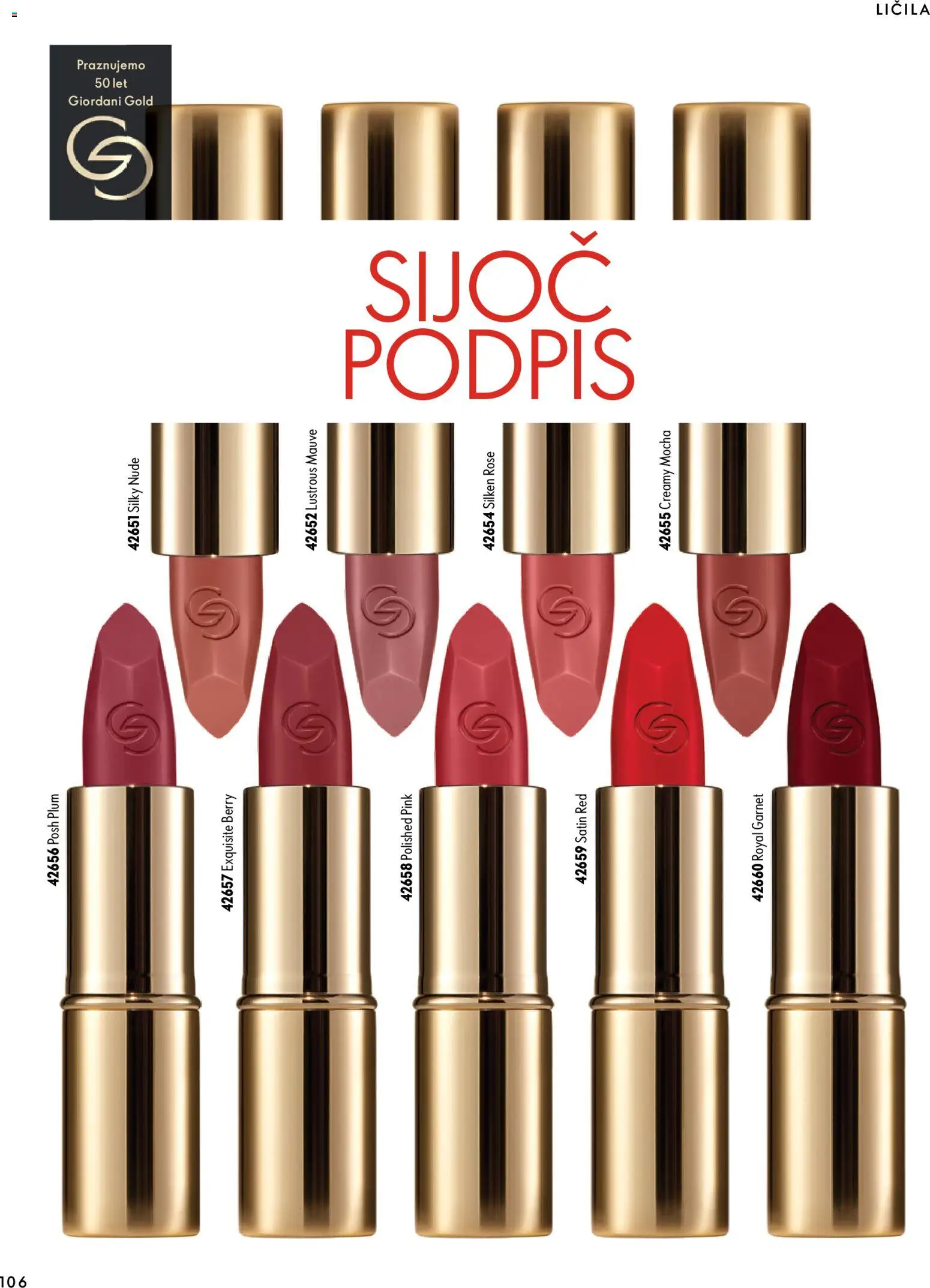 Novi Oriflame katalog ponudbe – veljaven od 07.10.2026 | Stran: 106 | Izdelki: Licila
