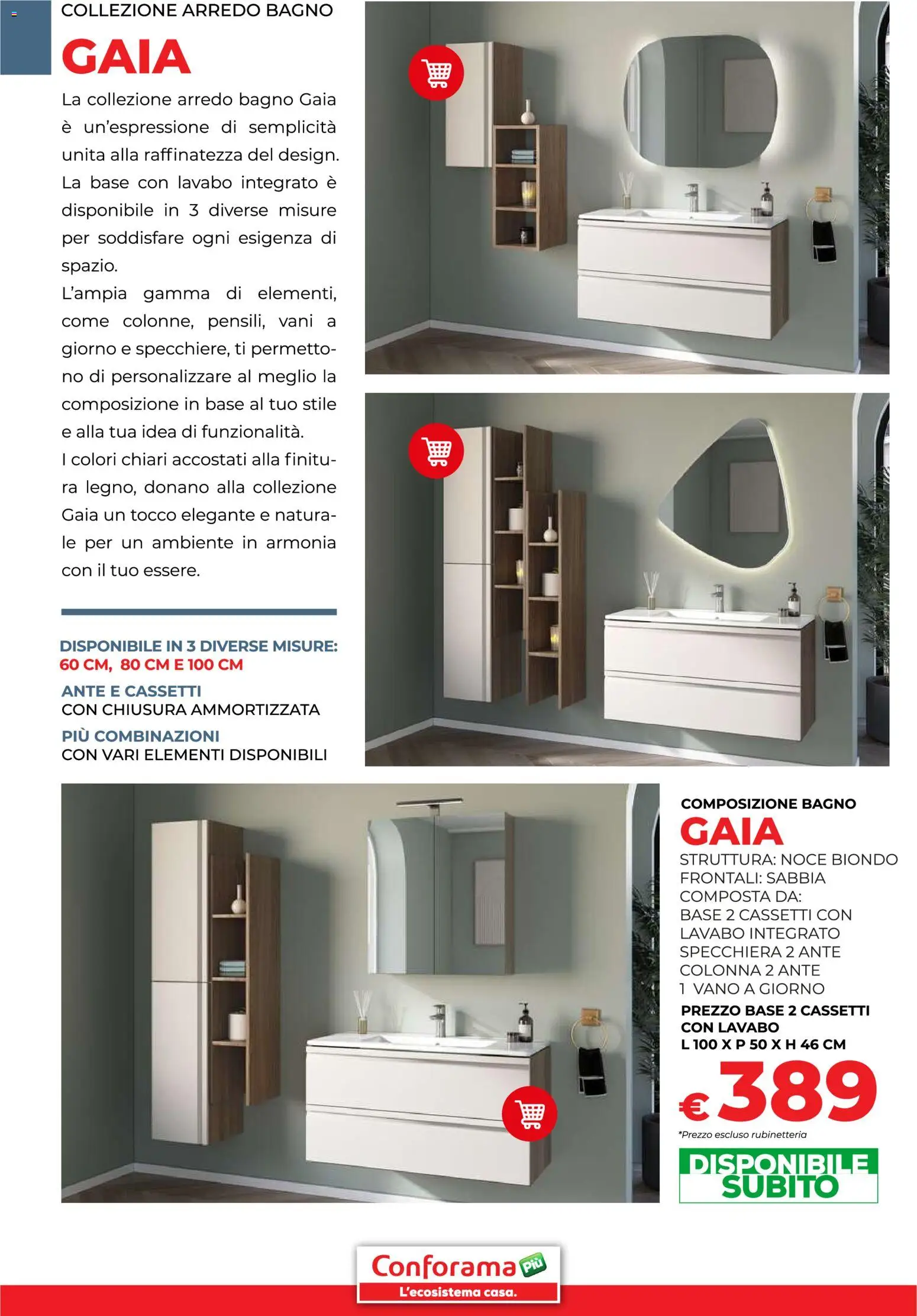Volantino Conforama del 30/01/2026 | Pagina: 8 | Prodotti: Bagno