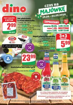 Pogląd oferty "Dino gazetka - Czas na majówkę" - ważna od 29.04.2026