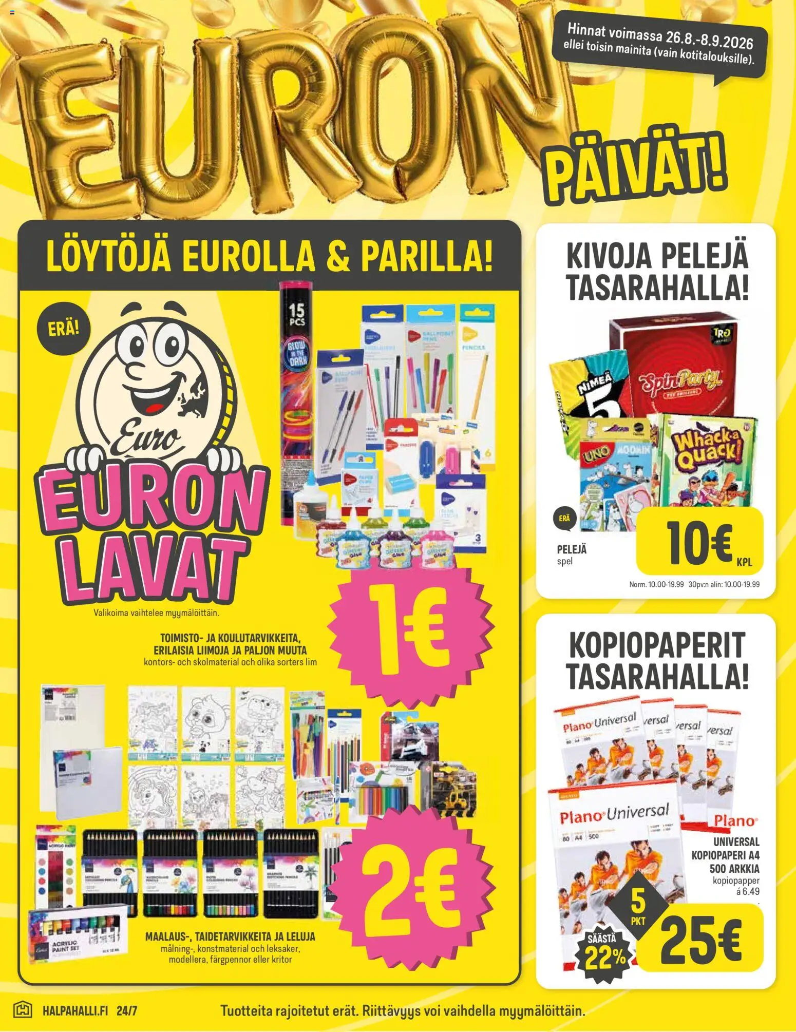 Halpa Halli - viikkokuvasto – voimassa 26/08/2026 alkaen | Sivu: 10 | Tuotteet: Voi