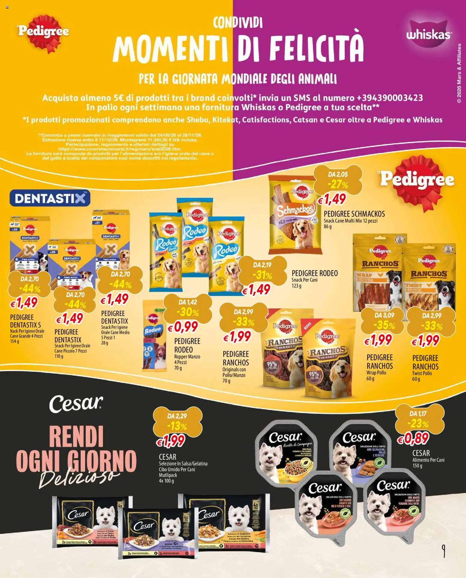 Volantino Galassia del 19/10/2026 | Pagina: 9 | Prodotti: Pollo, Manzo, Verdure, Igiene orale