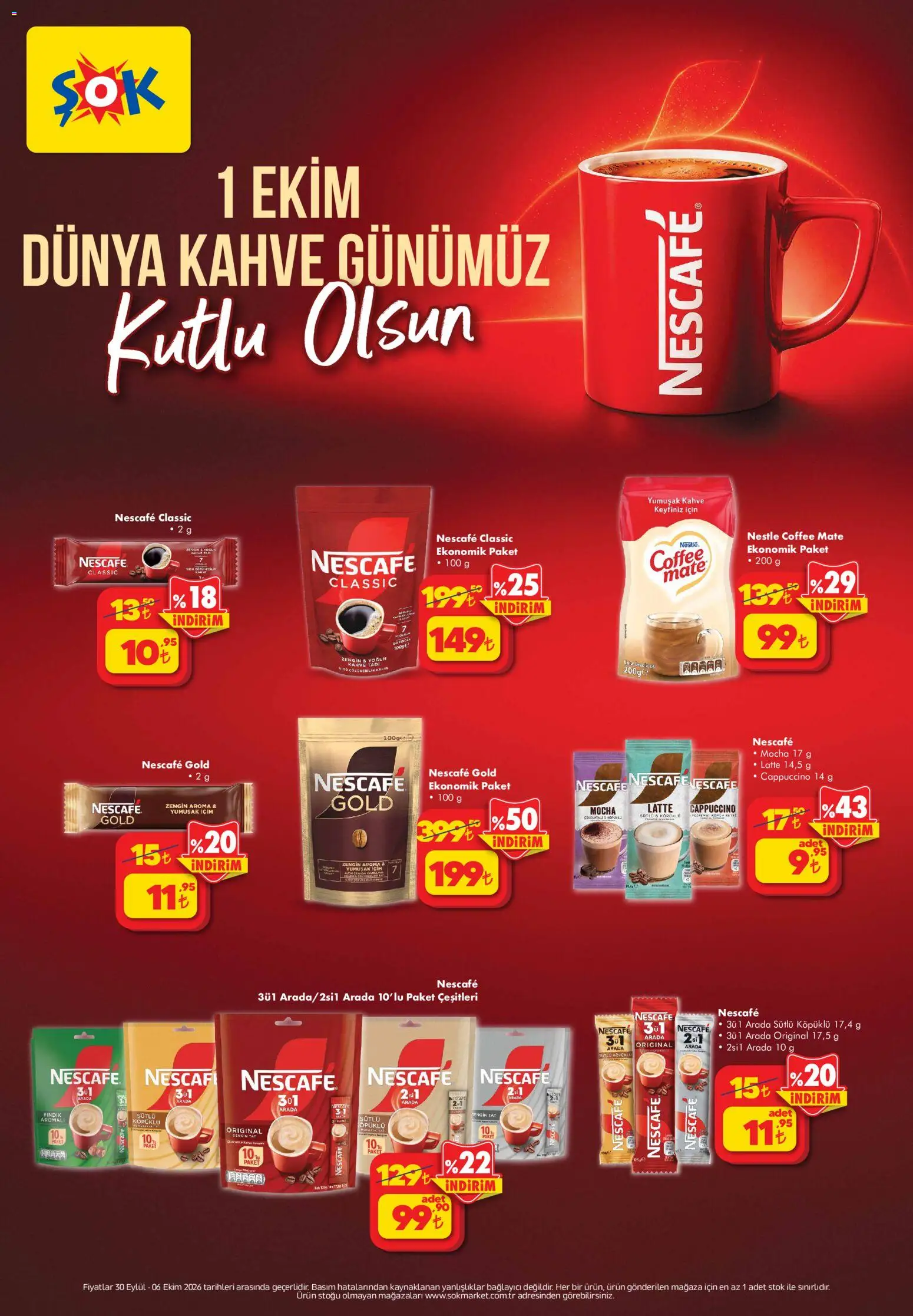 Şok Market Katalog - 30 Eylül 2026 tarihinden itibaren geçerlidir | Sayfa: 8 | Ürünler: Kahve, Fındık, Bağlayıcı