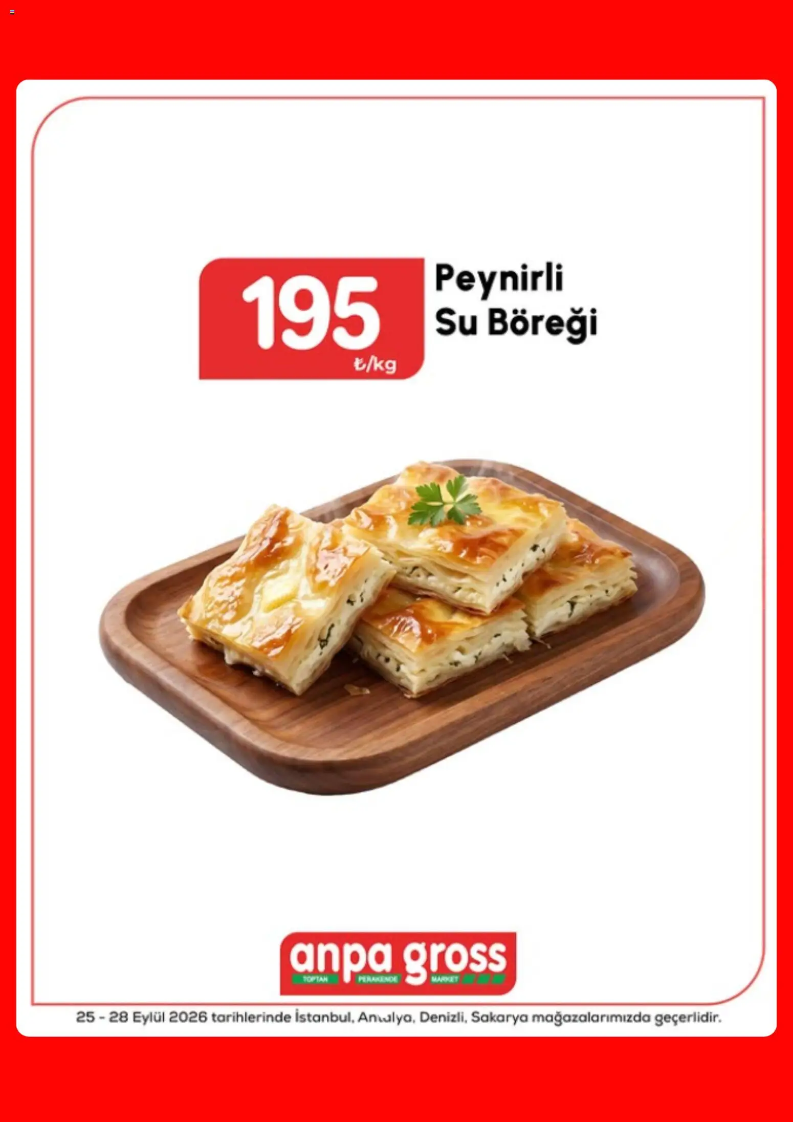 Anpa Gross Katalog - 25 Eylül 2026 tarihinden itibaren geçerlidir | Sayfa: 10 | Ürünler: Su