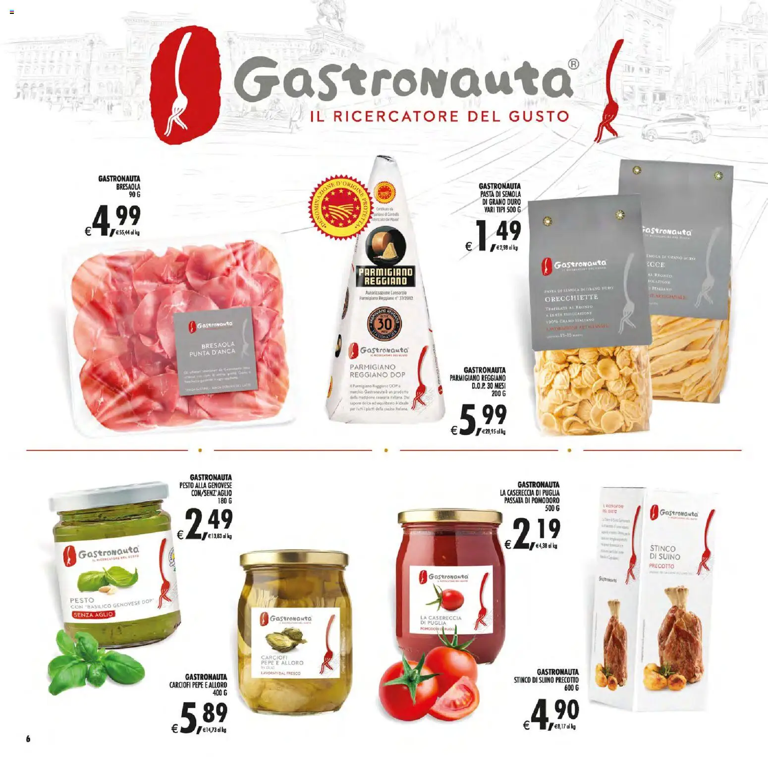 Volantino Decò del 01/09/2026 | Pagina: 6 | Prodotti: Pasta di semola, Pomodori, Semola, Parmigiano