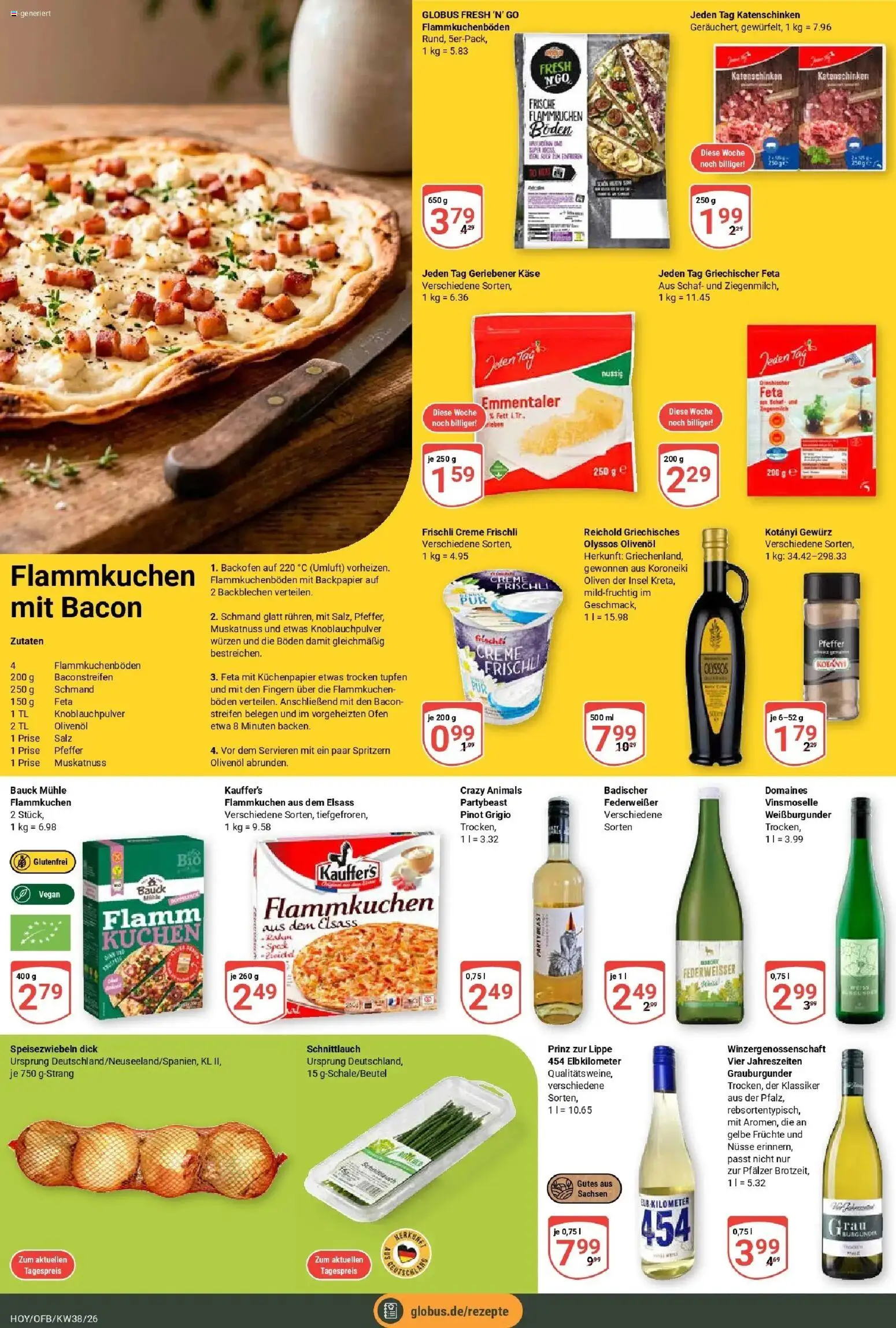 Globus Prospekt Hoyerswerda (ab 14.09.2026) » Angebote online | Seite: 15 | Produkte: Olivenol, Creme, Backofen, Nüsse