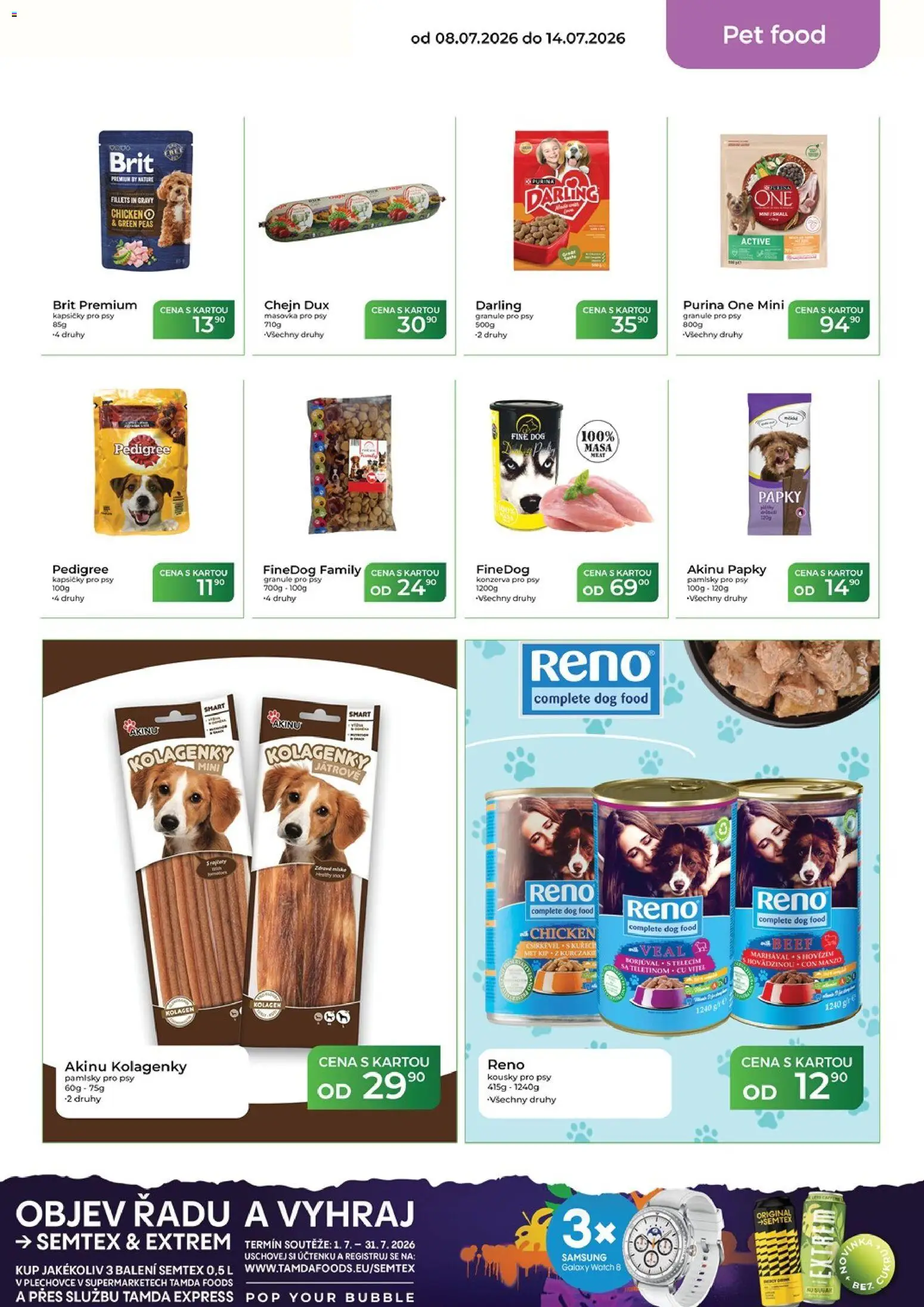 Tamda Foods leták od 08.07.2026 | Strana: 47 | Produkty: Granule, Samsung, Konzerva pro psy, Cukr
