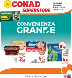 Anteprima del volantino Conad volantino Superstore Piemonte valido a partire dal 21.05.2026