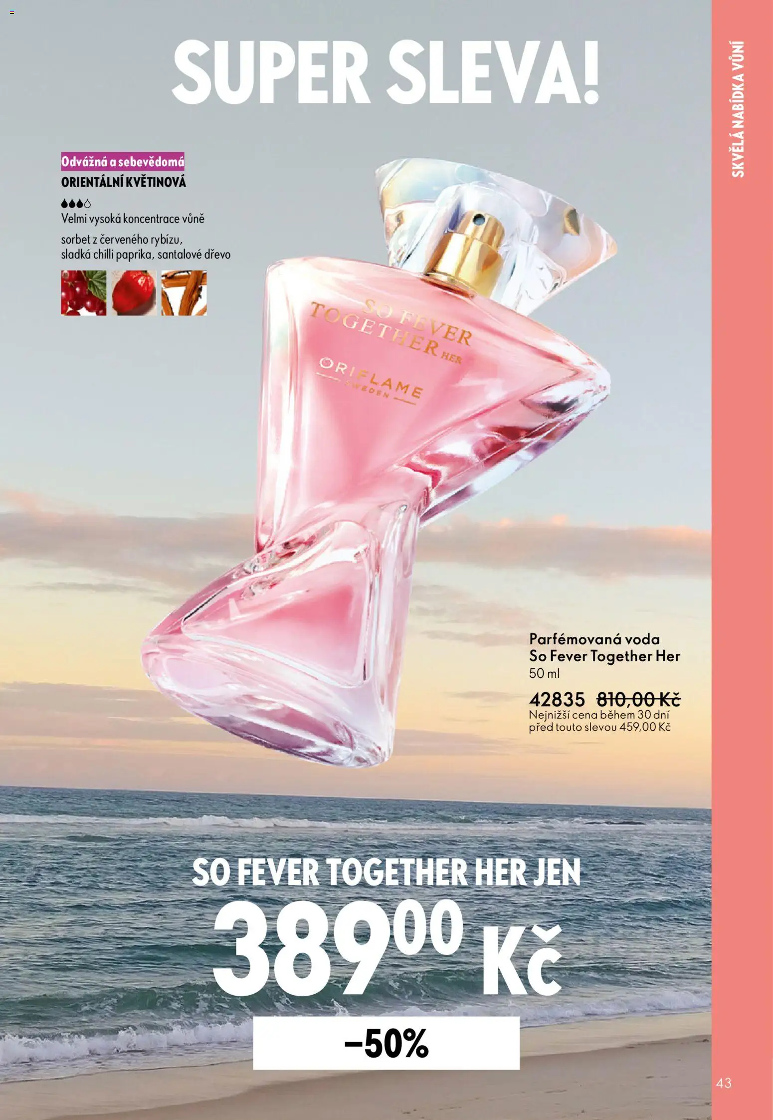 Oriflame katalog č. 08/2026 od 27.05.2026 | Strana: 43 | Produkty: Voda, Sorbet