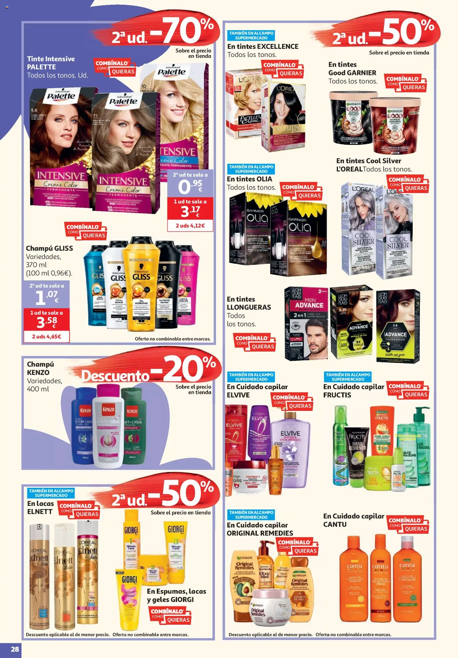 Alcampo HG Unico Mad │ válido desde el 19.05.2026 | Página: 30 | Productos: Tinte, Champú, Acondicionador, Ψηφιακή κάμερα