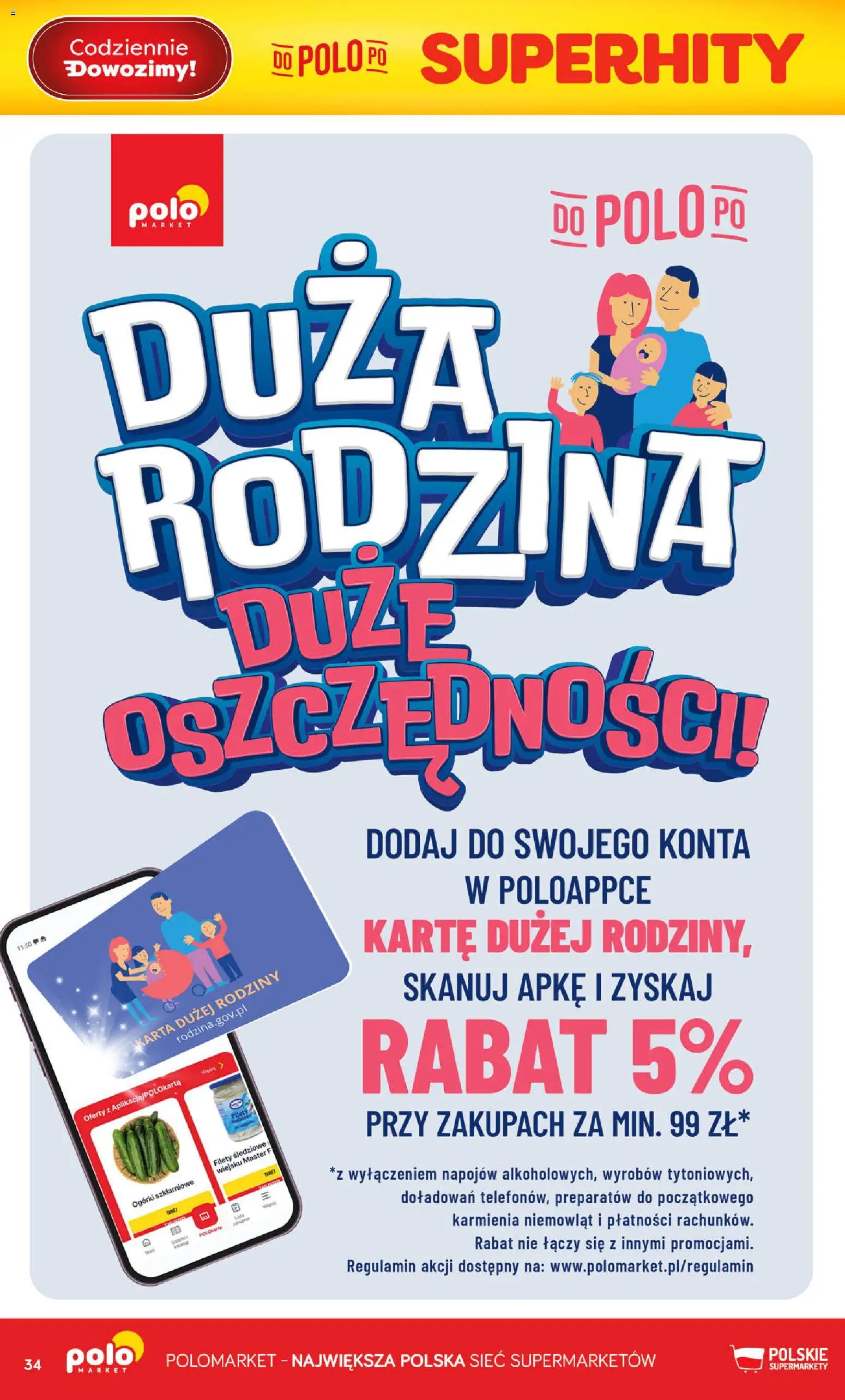 POLOmarket gazetka od 13.05.2026 | Strona: 34 | Produkty: Karta, Ogórki