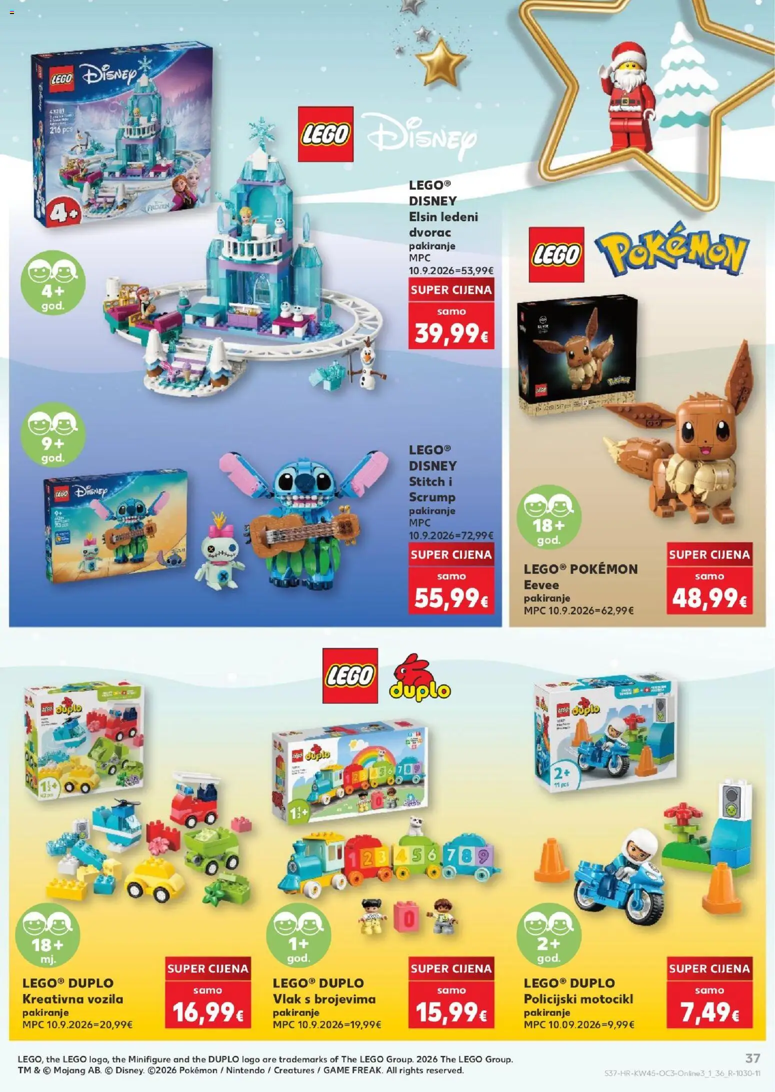 Kaufland katalog | vrijedi od 02.11.2026 | Stranica: 37 | Proizvodi: LEGO DUPLO, Lego