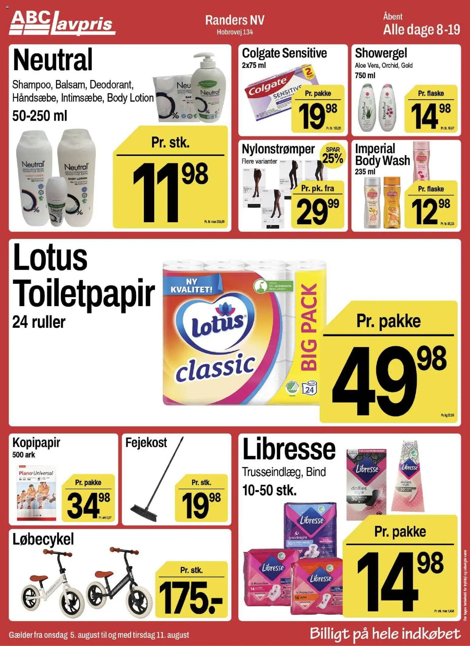 Abc Lavpris tilbudsavis – gyldig fra 05/08/2026 | Side: 12 | Produkter: Nylonstrømper