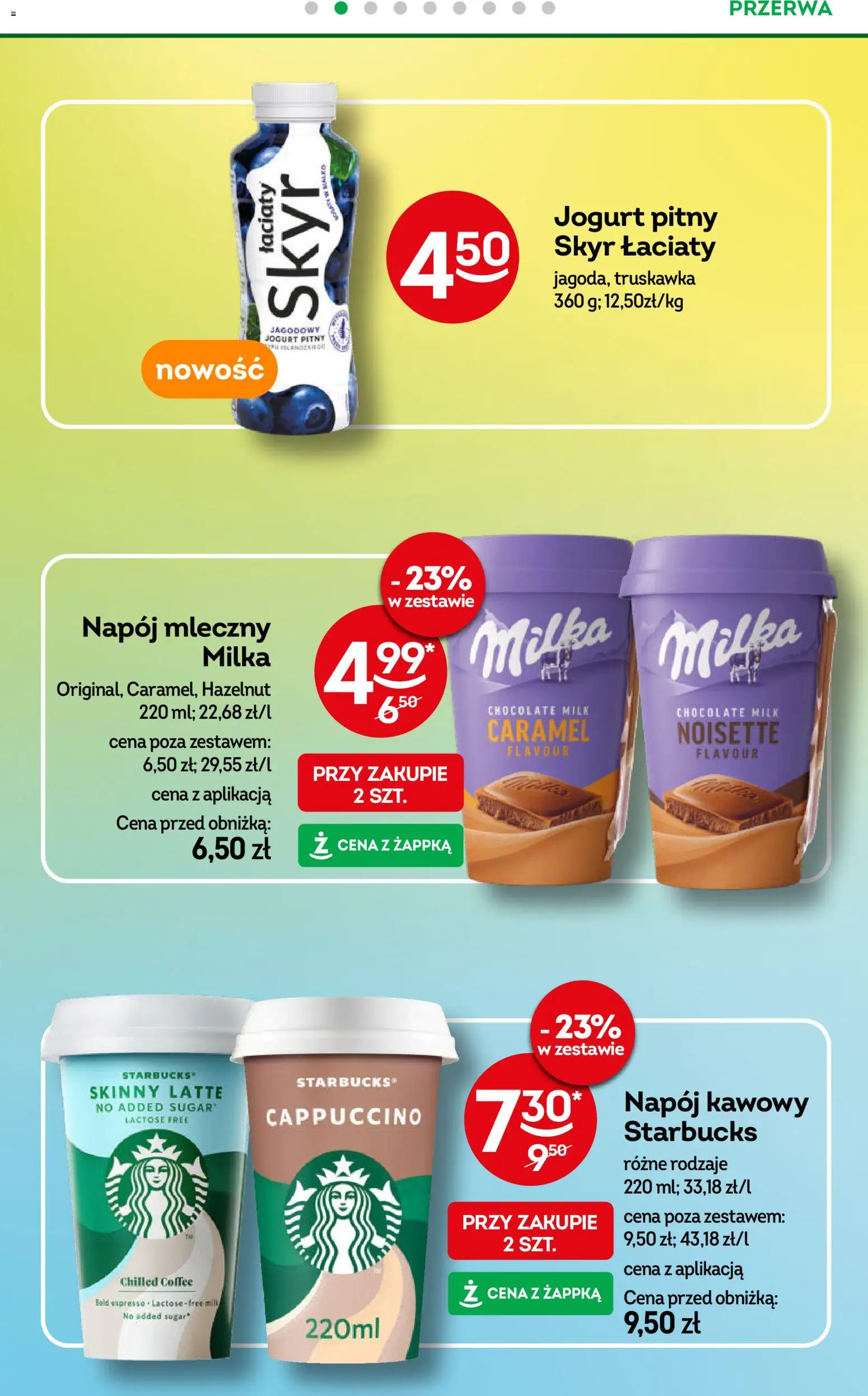 Żabka gazetka od 20.05.2026 | Strona: 79 | Produkty: Jogurt pitny, Cappuccino, Milka, Skyr