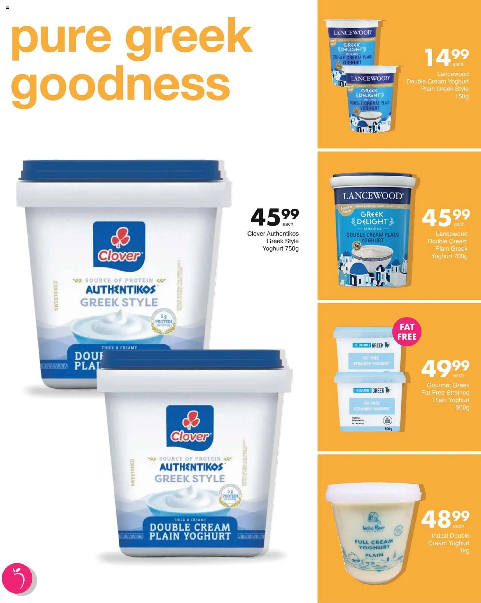 New Save catalogue – valid from 15/09/2026 | Page: 6 | Products: Yoghurt, Protein, Cream, Peach