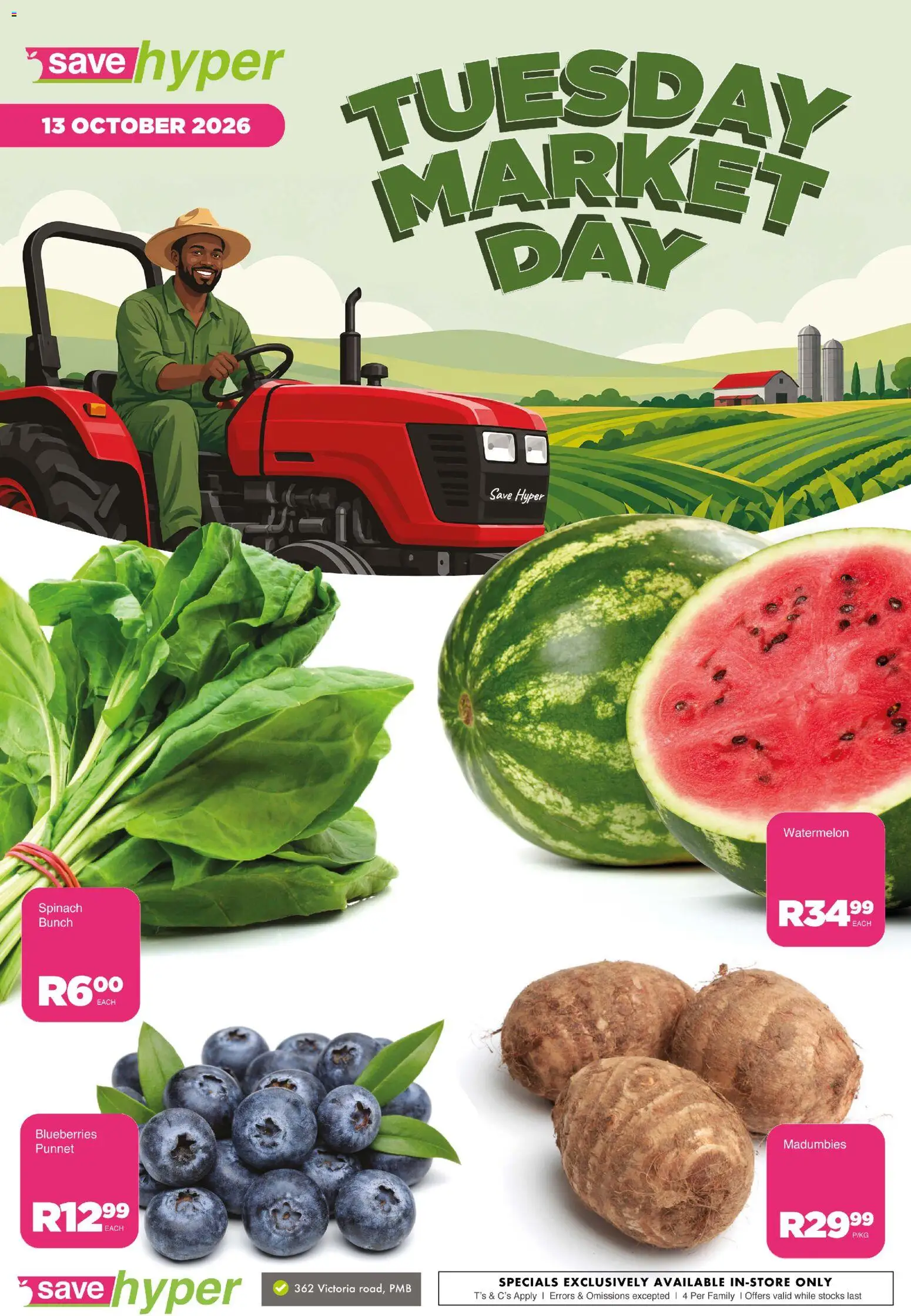 New Save catalogue – valid from 13/10/2026 | Page: 1 | Products: Blueberries