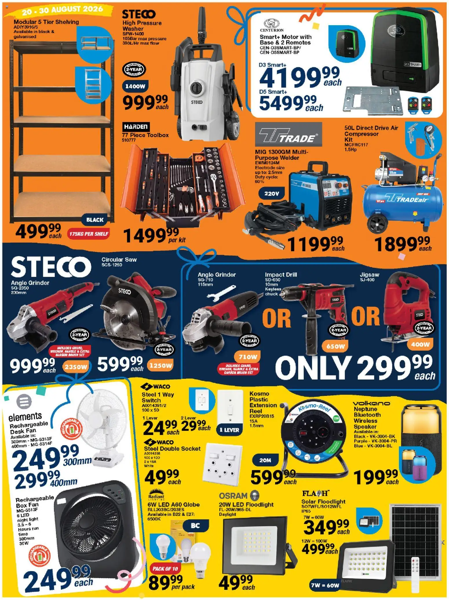 New MICA catalogue – valid from 20/08/2026 | Page: 2 | Products: Globe, Box, Compressor, Jigsaw