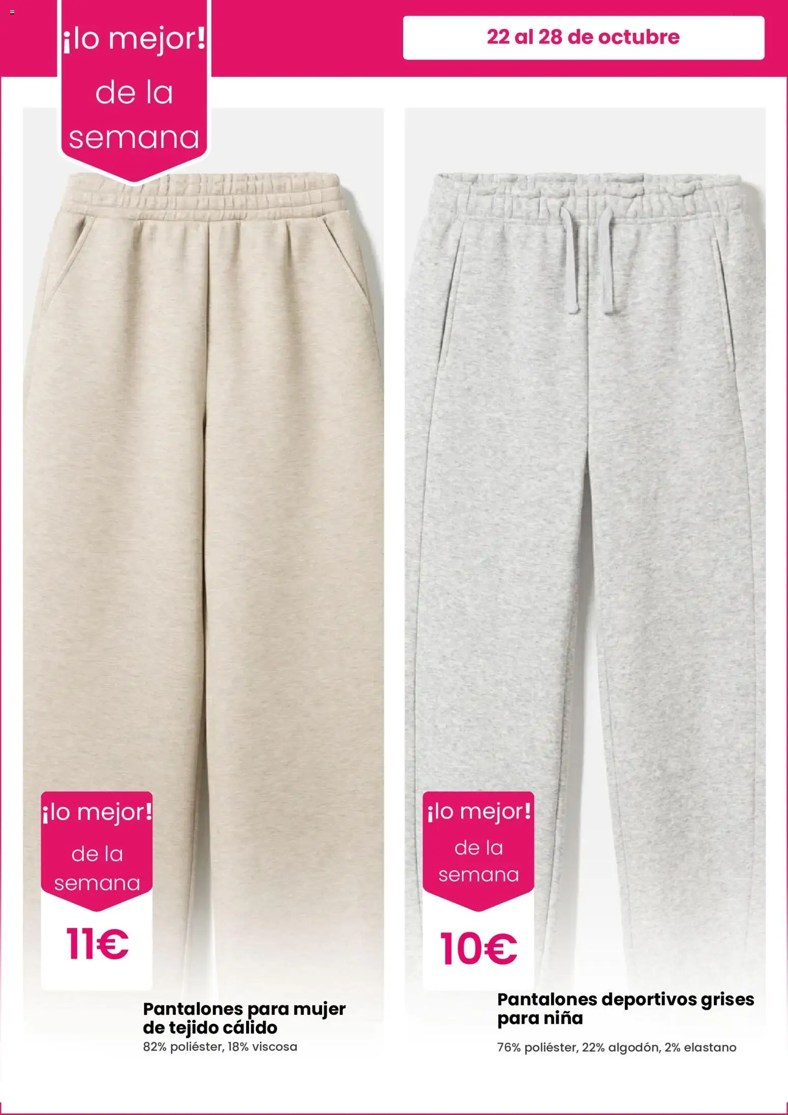 Pepco folleto │ válido desde el 22/10/2026 | Página: 3 | Productos: Pantalones