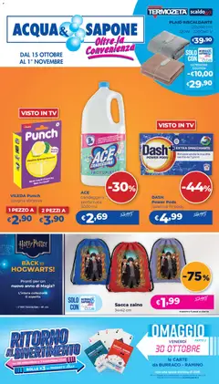 Anteprima del volantino Acqua e Sapone volantino 14 valido a partire dal 15/10/2026